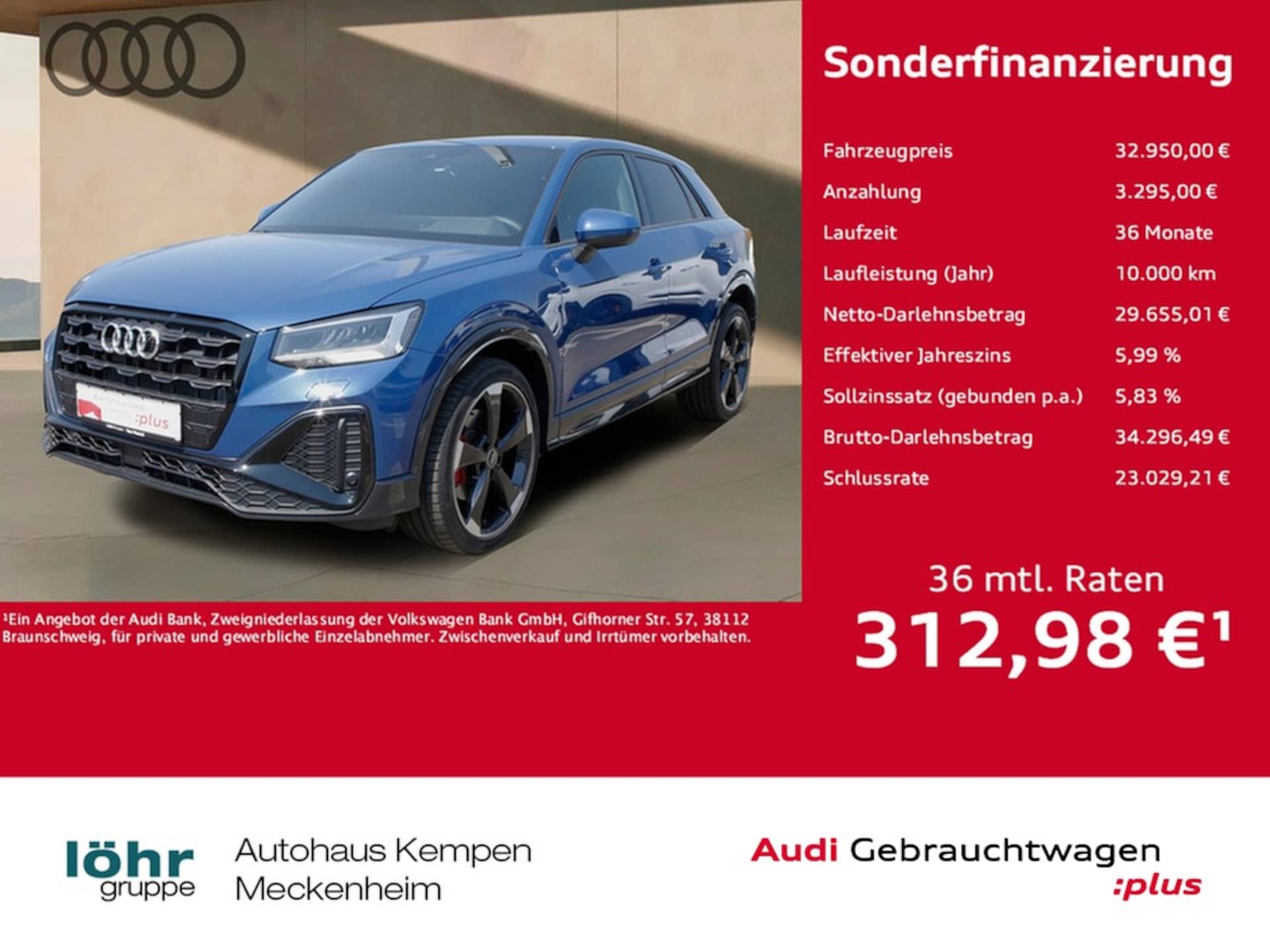 Audi Q2 S line