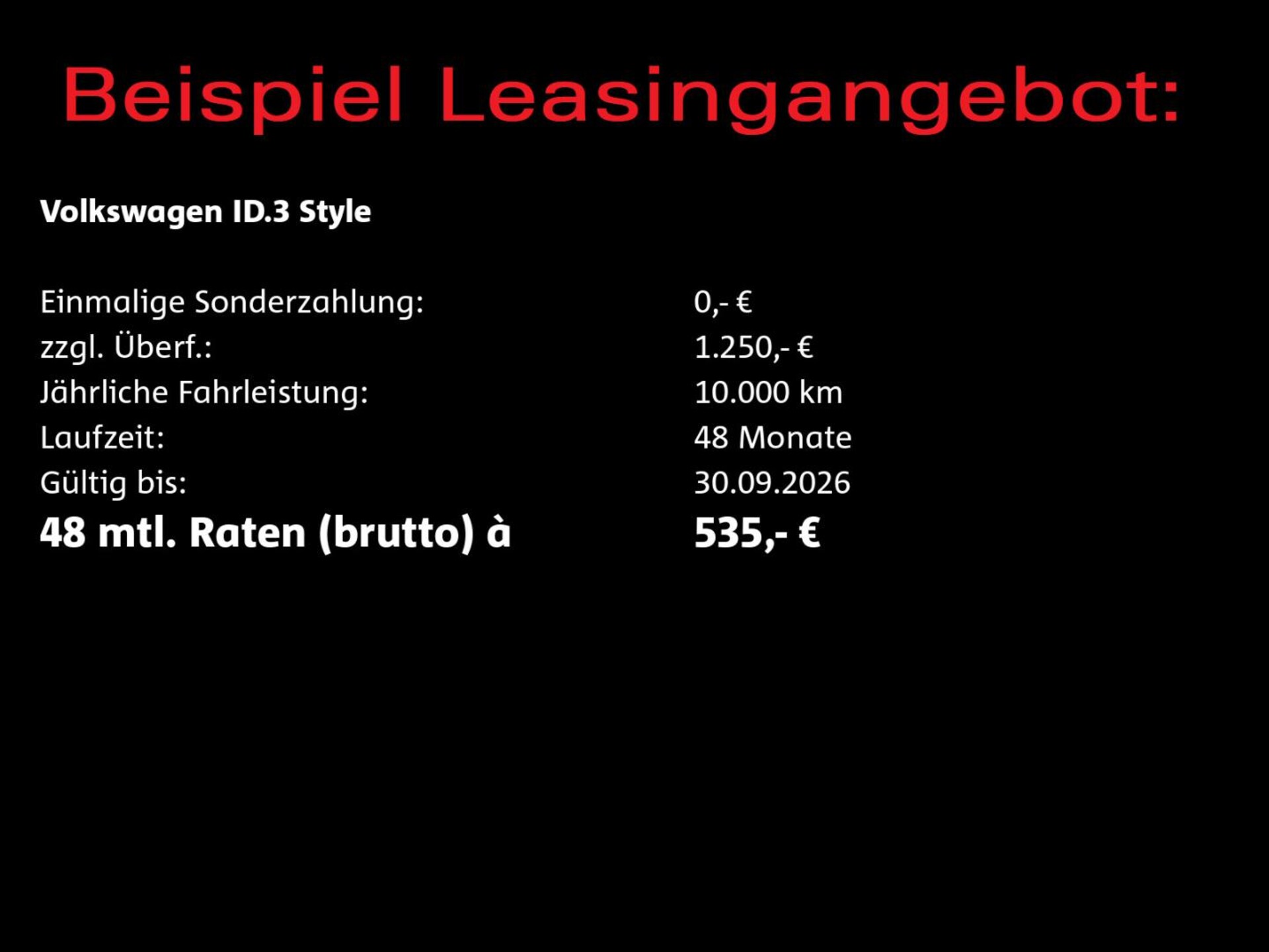 Volkswagen ID.3 Neo Style