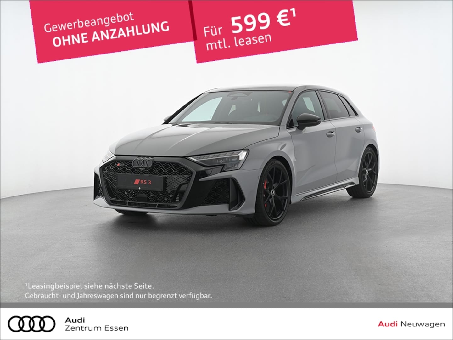 Bild über Audi RS 3 Sportback TFSI quattro 294 kW S tronic - für weitere Informationen kontaktieren Sie den Audi Partner