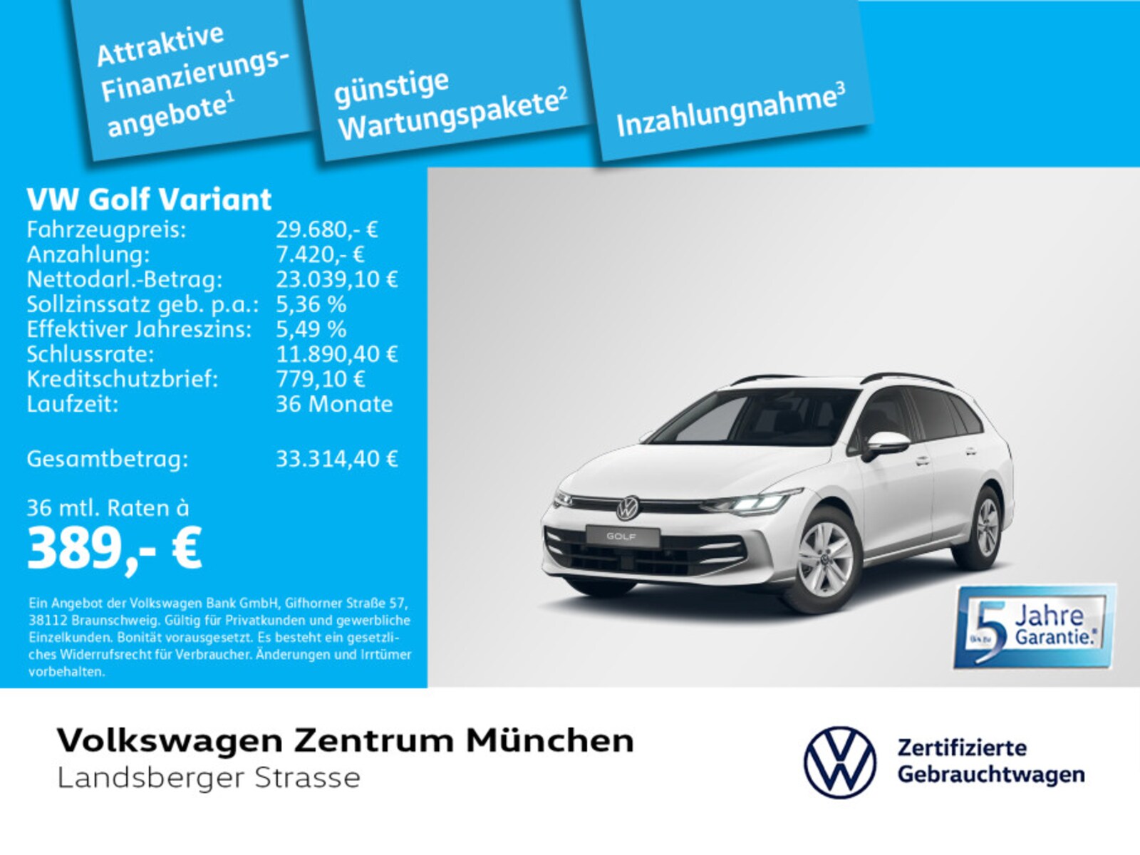 Volkswagen Golf Variant – Bild 2