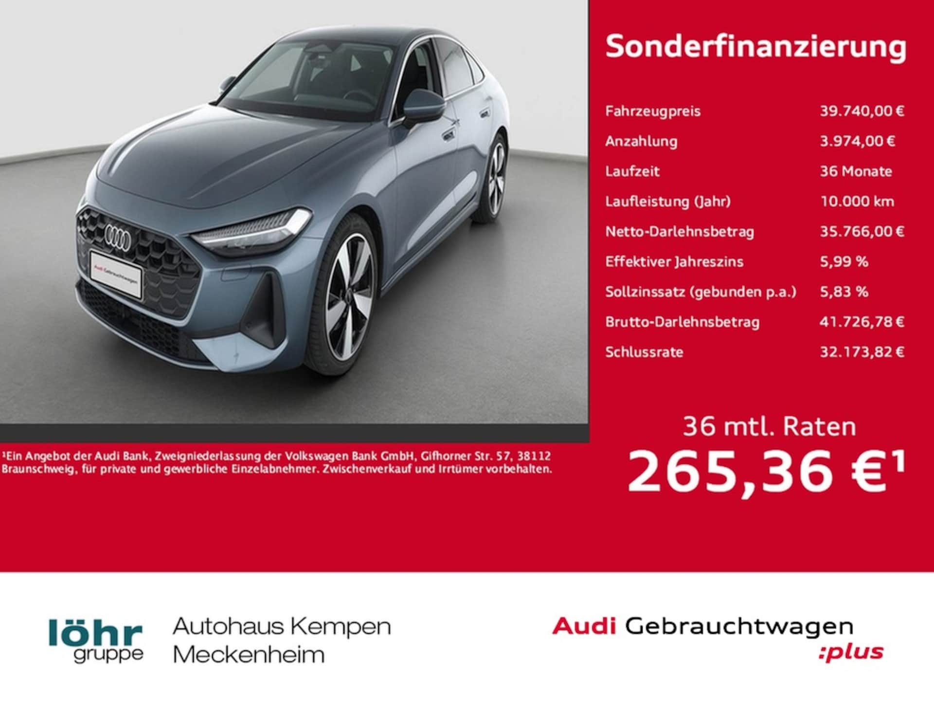 Audi A5 Limousine