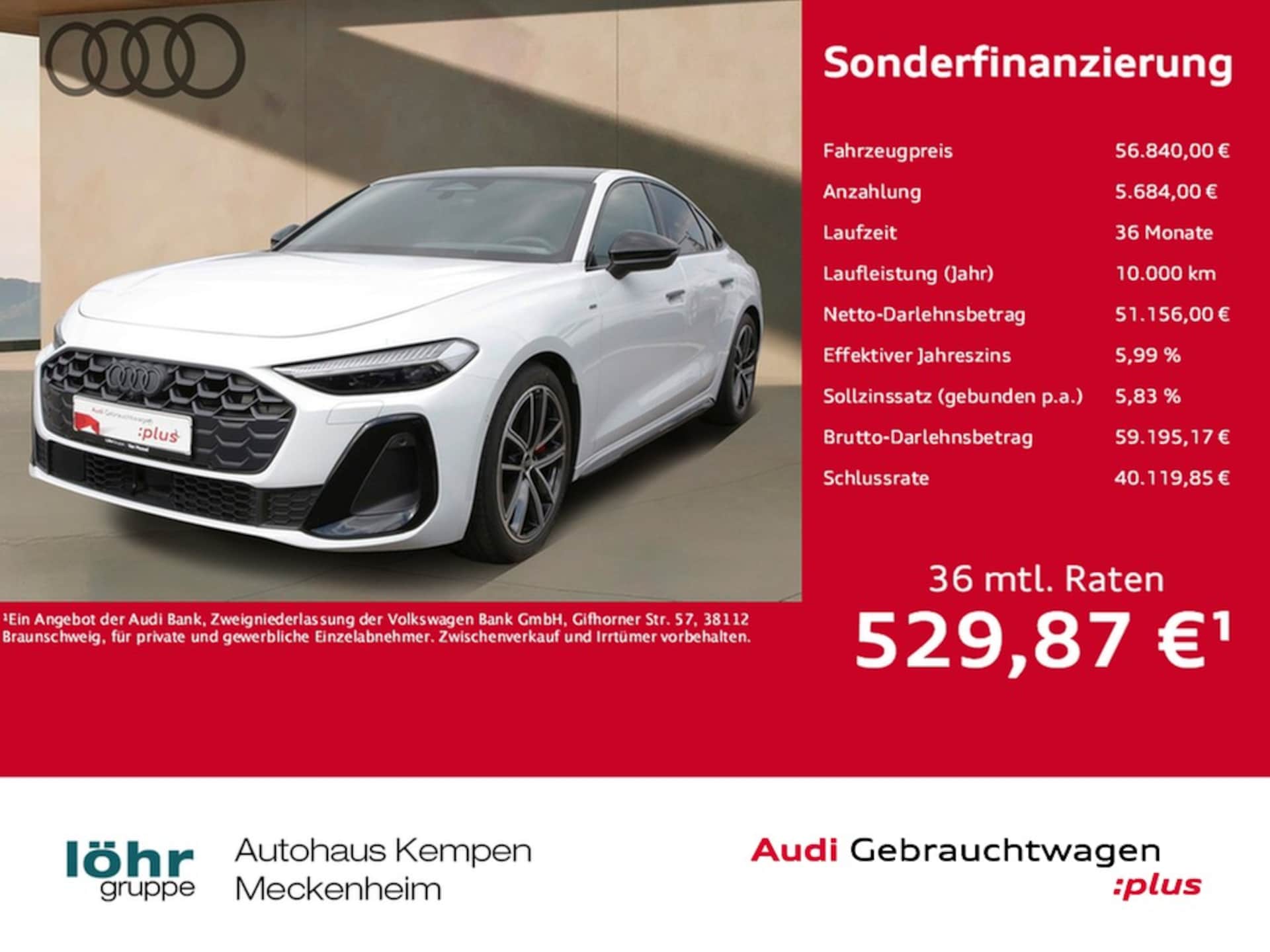Audi A5 Limousine e-hybrid