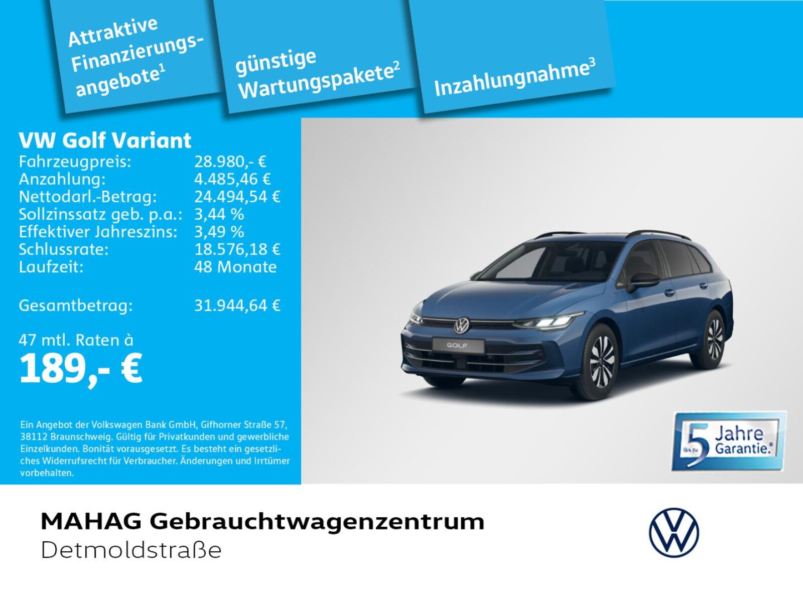 Volkswagen Golf Variant – Bild 2