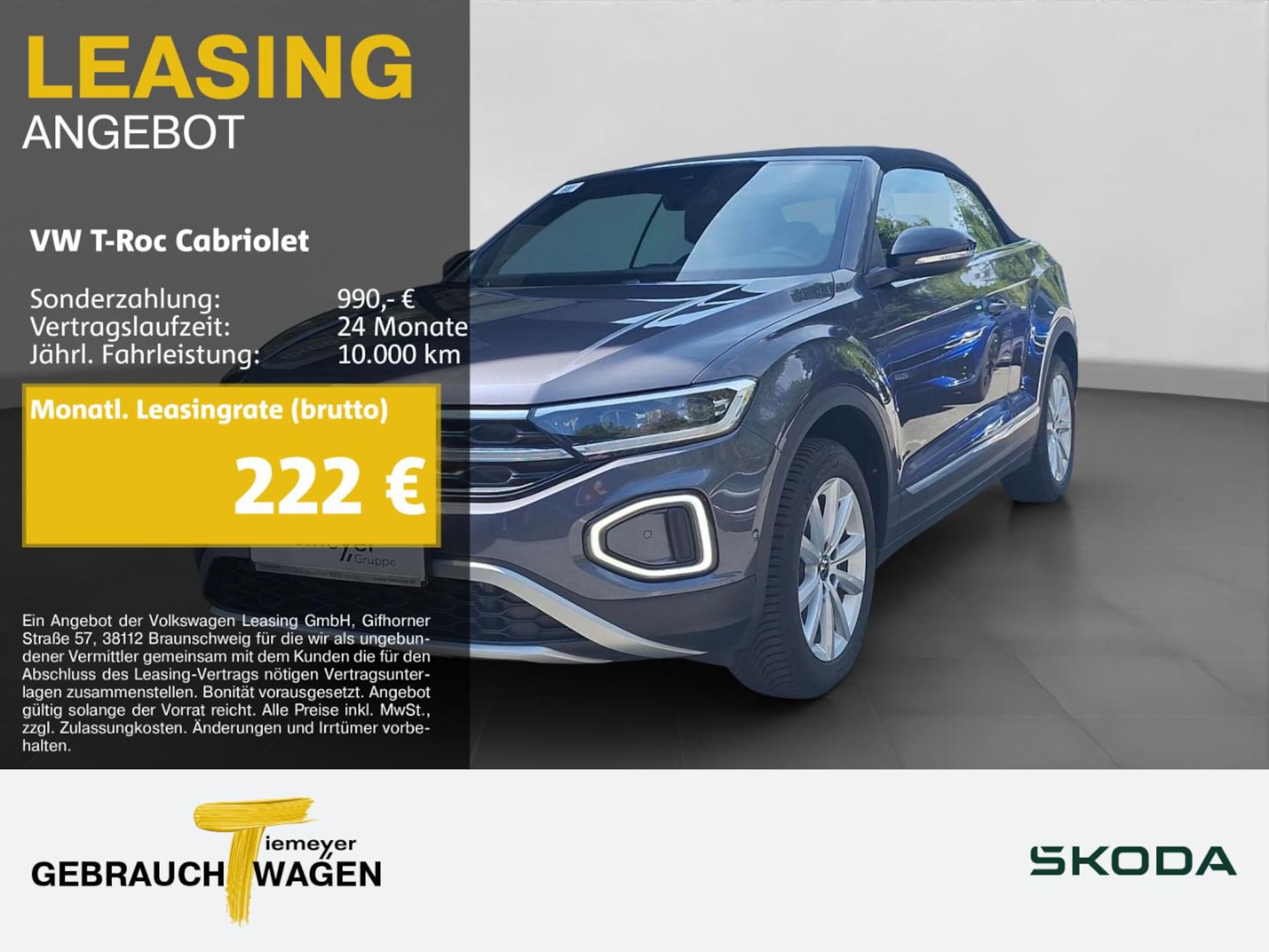 Volkswagen T-Roc Cabriolet Style