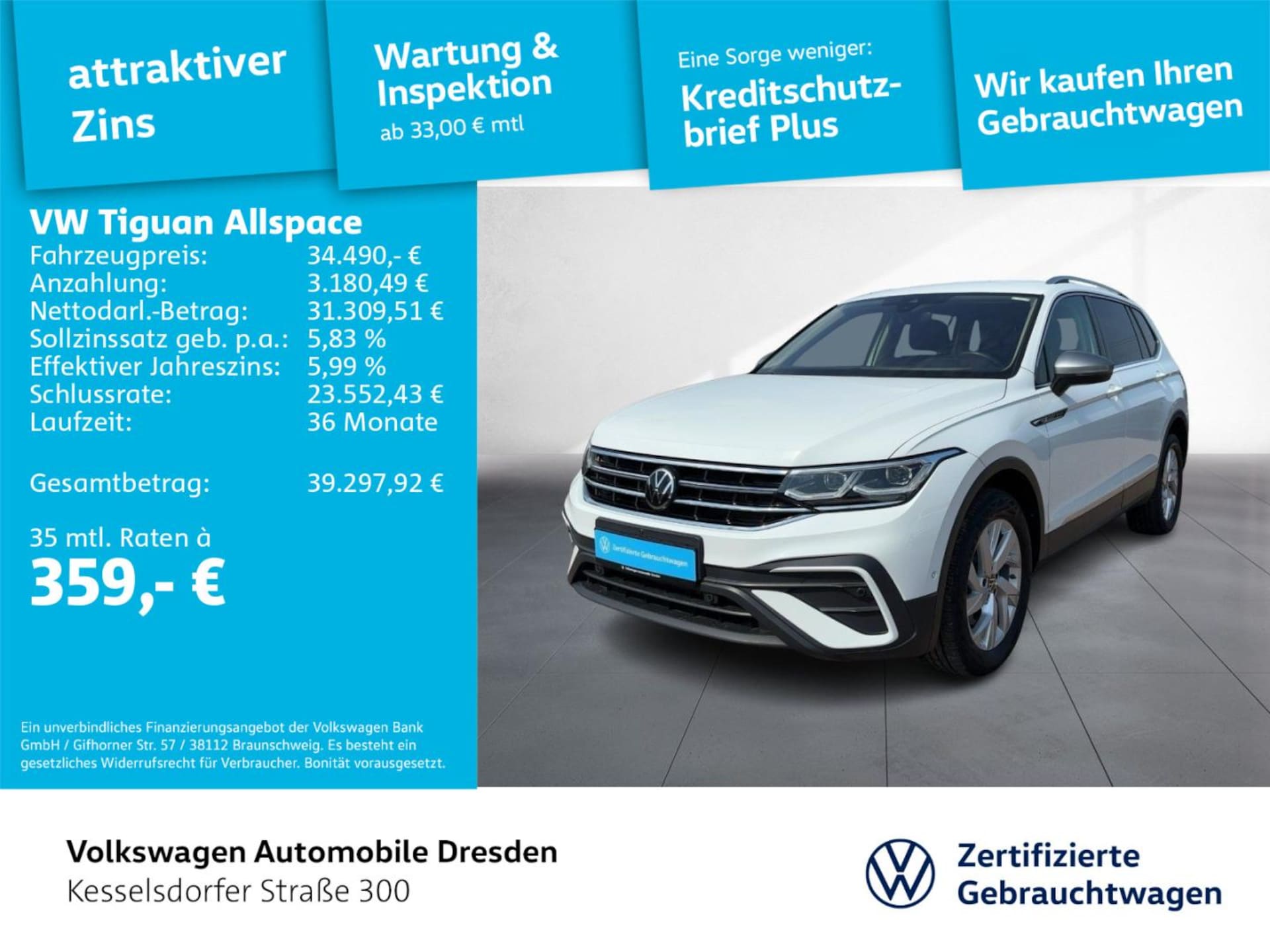 Volkswagen Tiguan Allspace Life