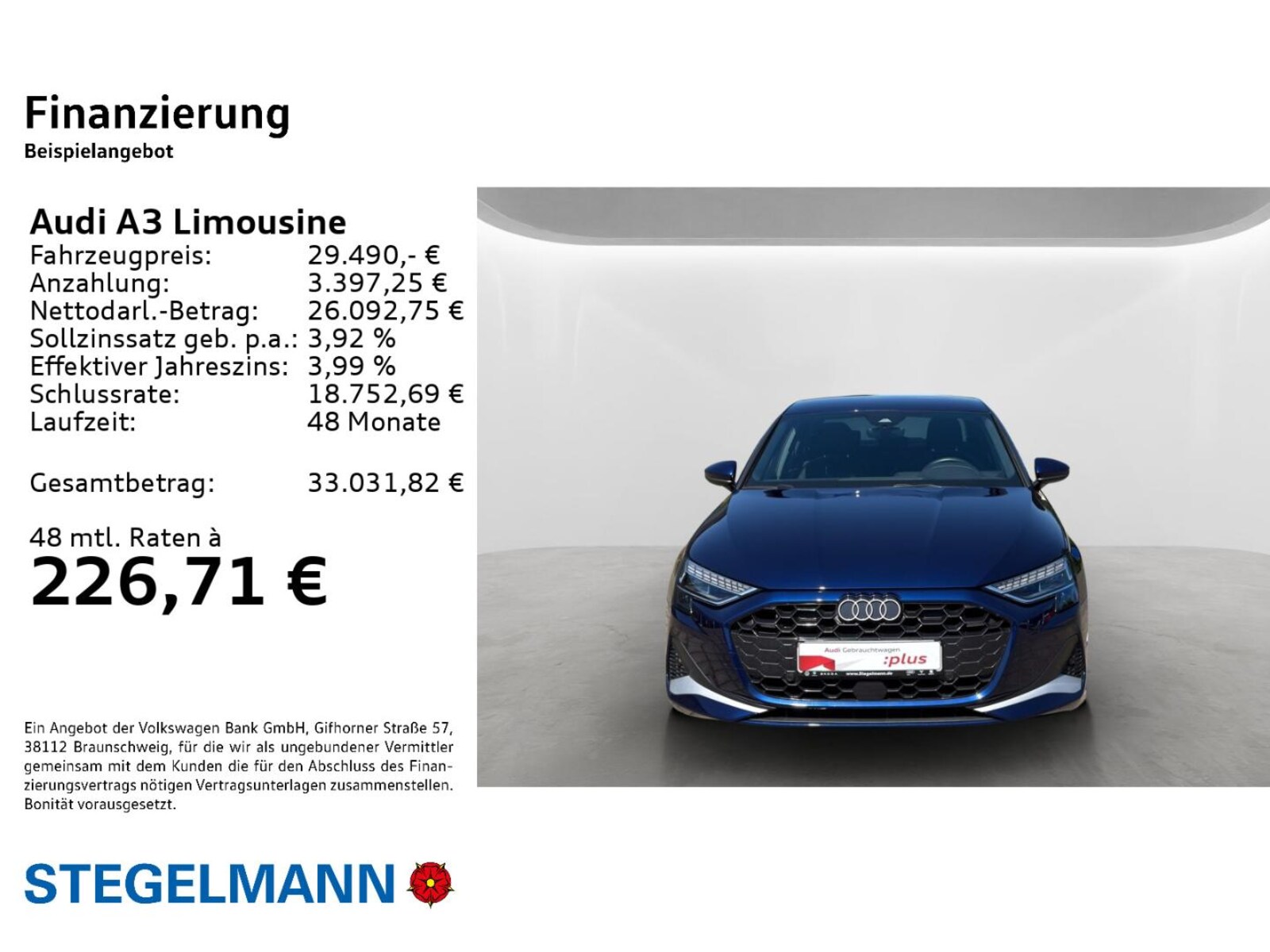 Audi A3 Limousine – Bild 3