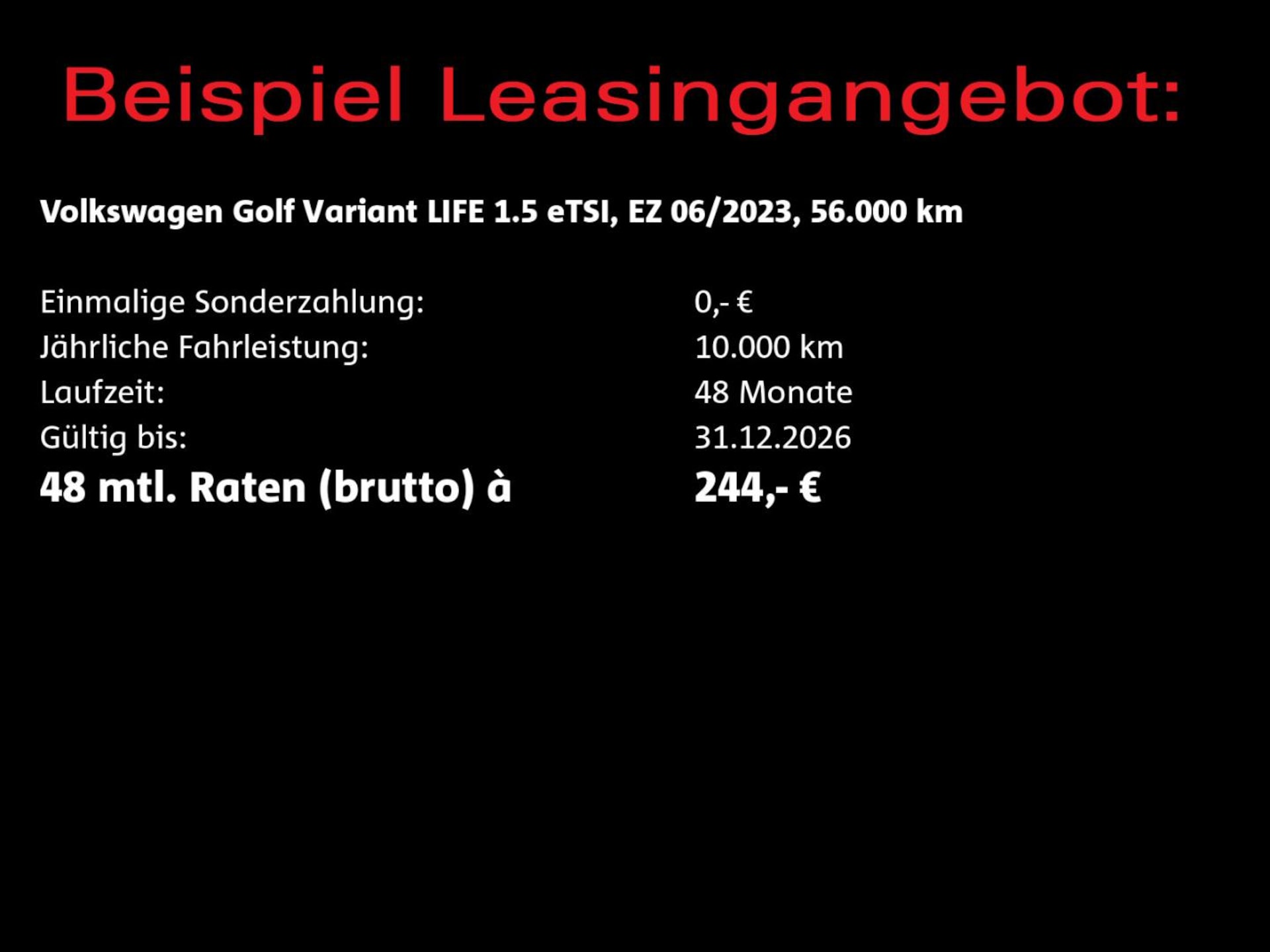 Volkswagen Golf Variant Life