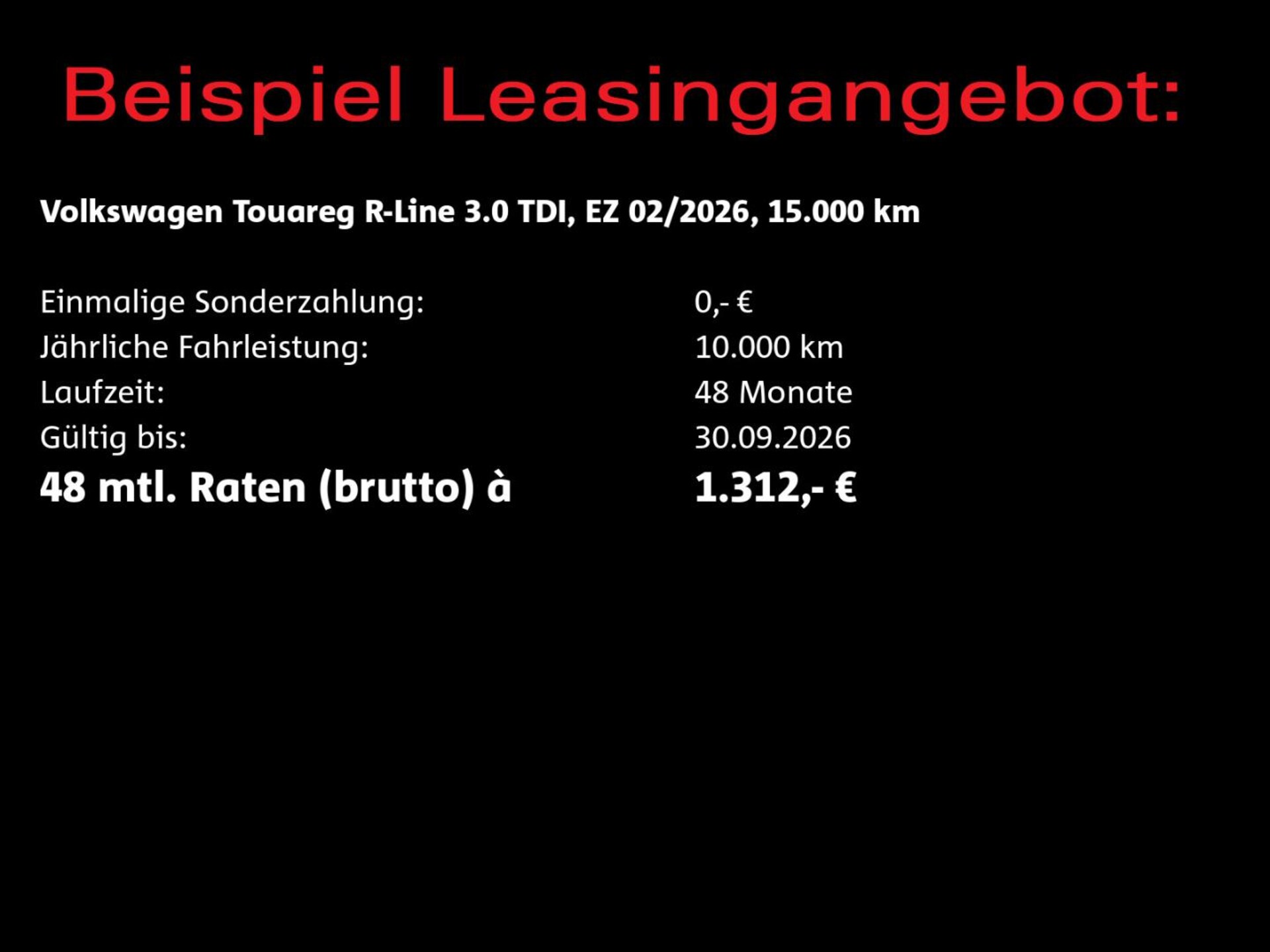 Volkswagen Touareg R-Line