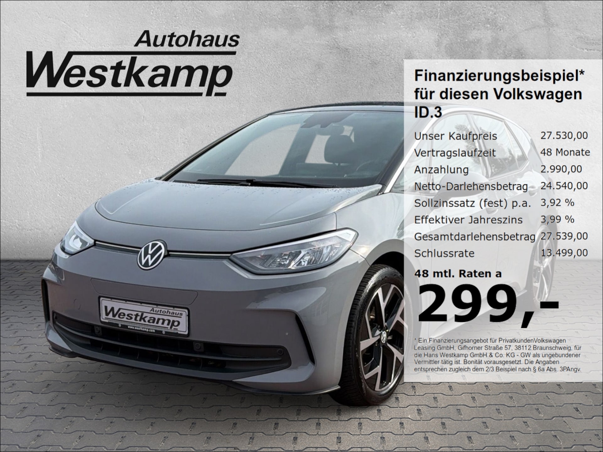 Volkswagen ID.3 — Volkswagen ID.3 Pro 58kWh Ganzj.Reifen App-Connect