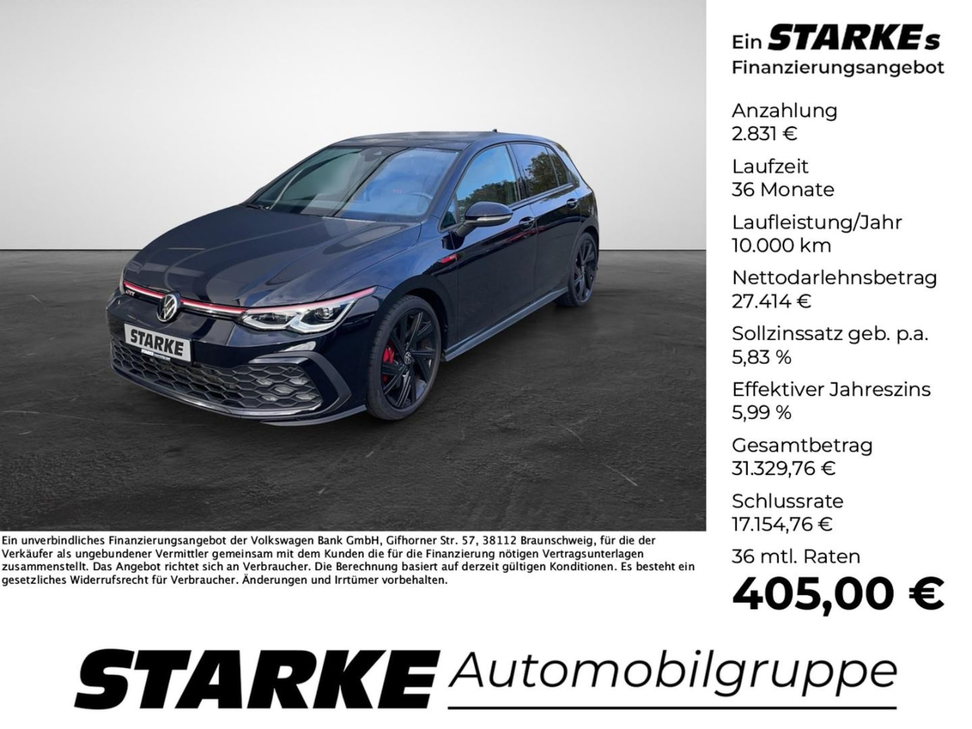 Volkswagen Golf — Volkswagen Golf Golf GTI 2.0 TSI DSG