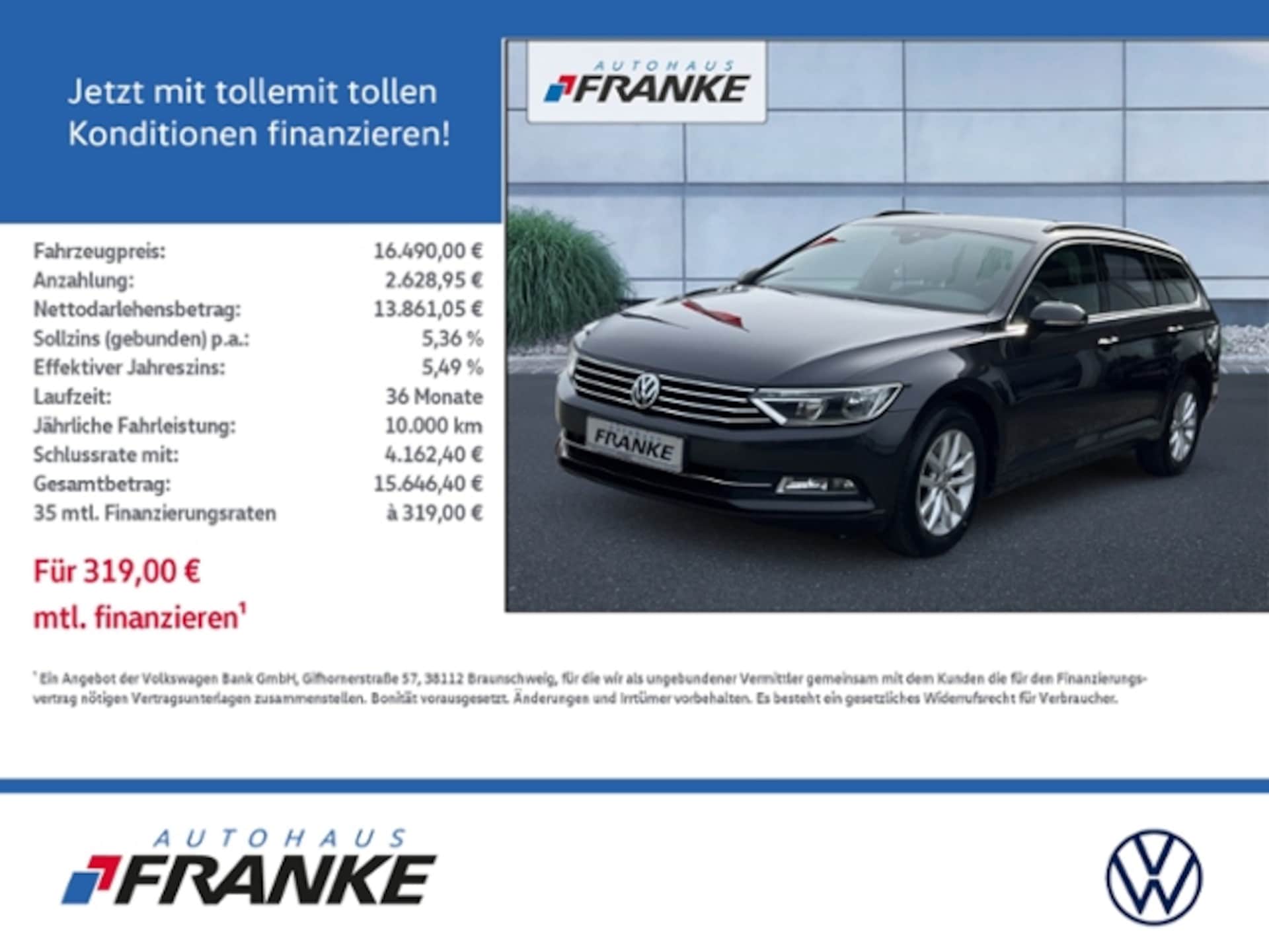 Volkswagen Passat Variant Comfortline
