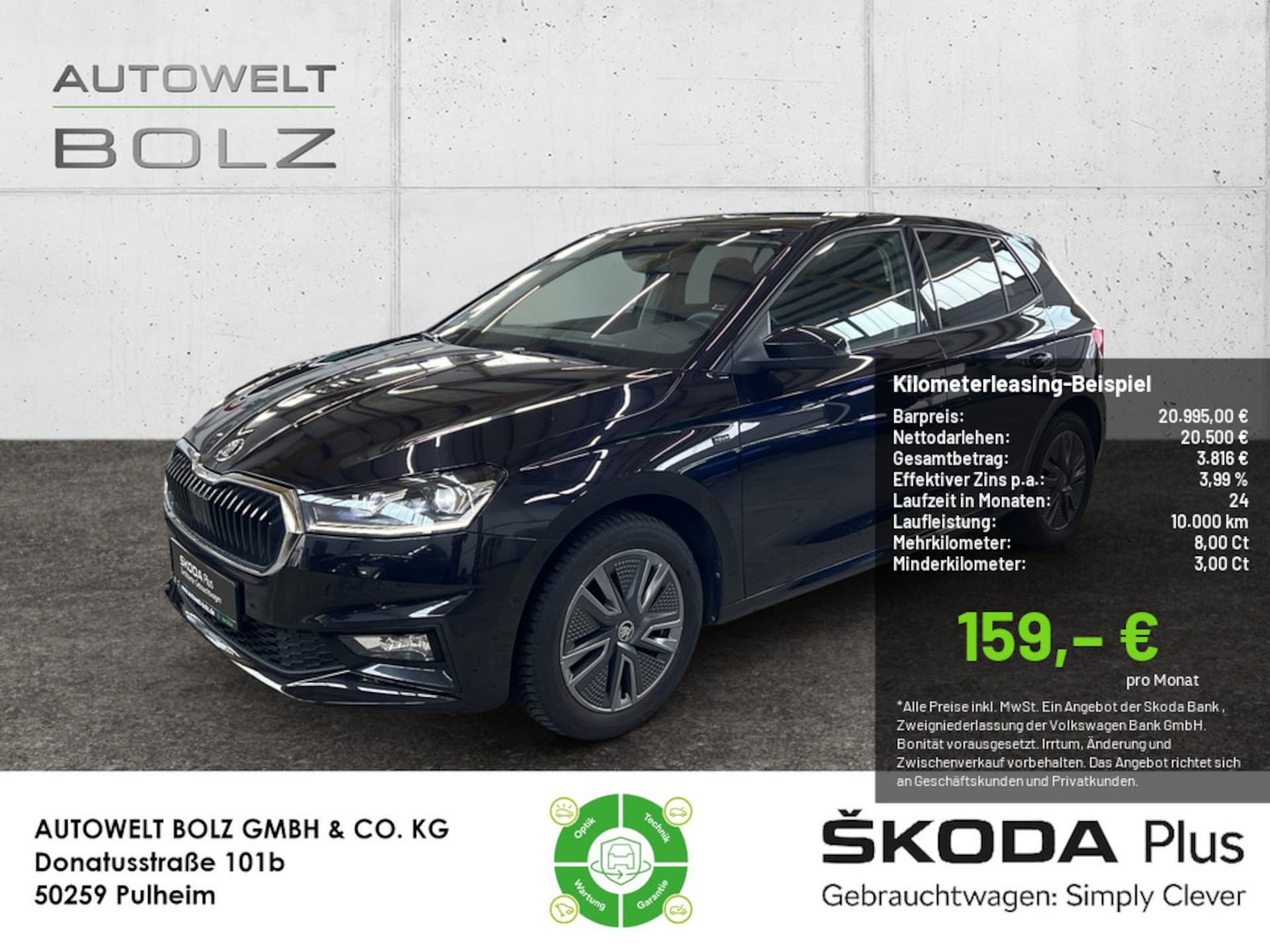 Skoda Fabia 2026 — Fabia 1.0 TSI Tour SHZ KAMERA ACC LED NAVI