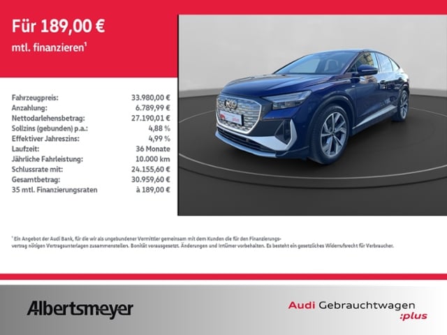 Image about Audi Q4 Sportback e-tron 50 e-tron quattro