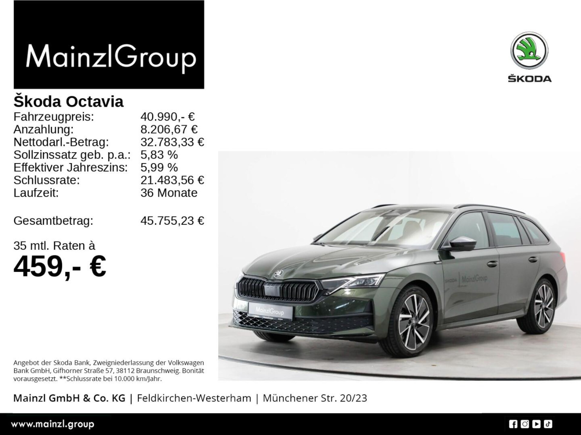 Skoda Octavia Combi Sportline