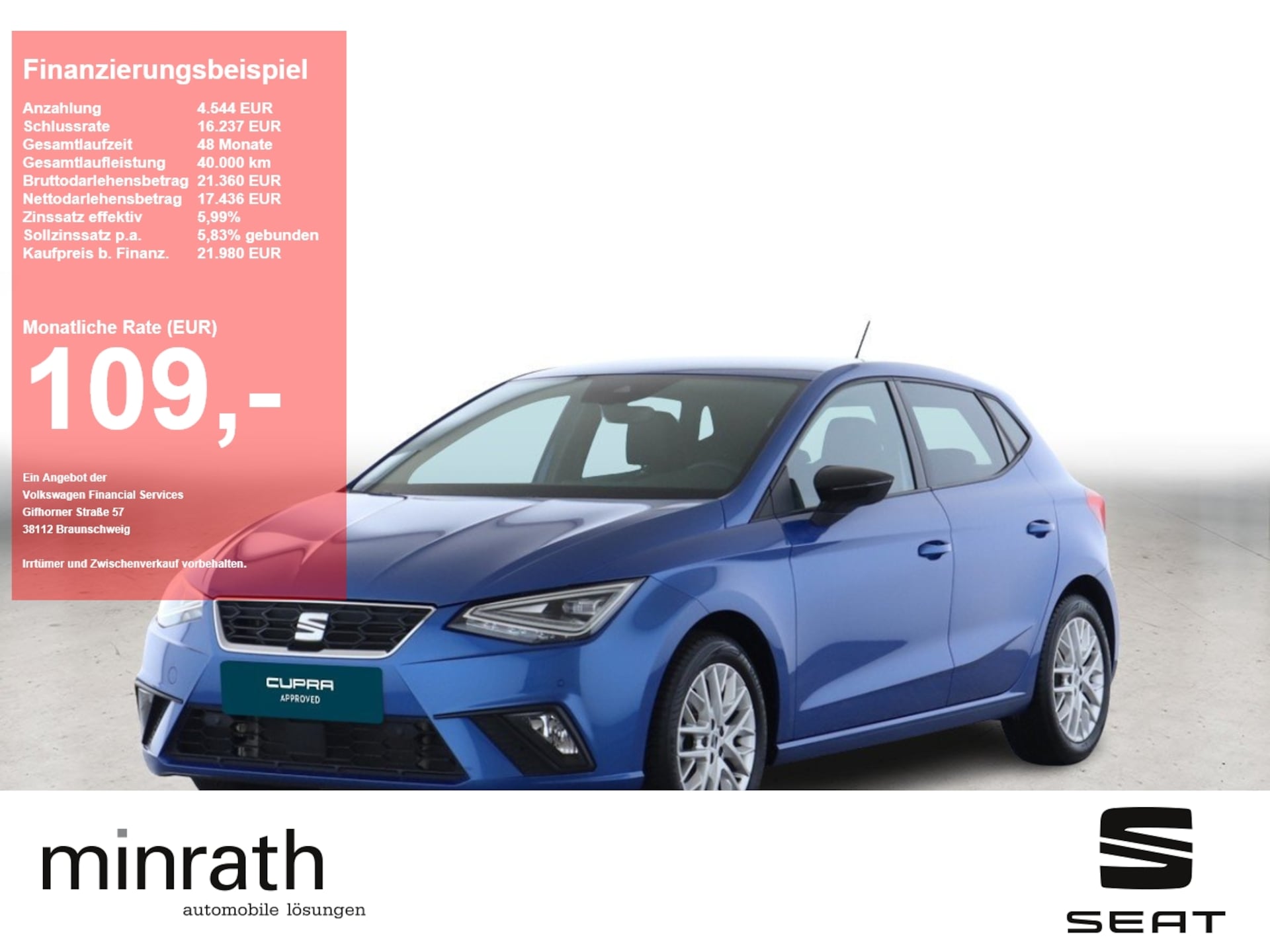 Seat Ibiza 2025 — 1.5 TSI DSG ACC+LED+NAVI+APP+RFK+SHZ+PDC