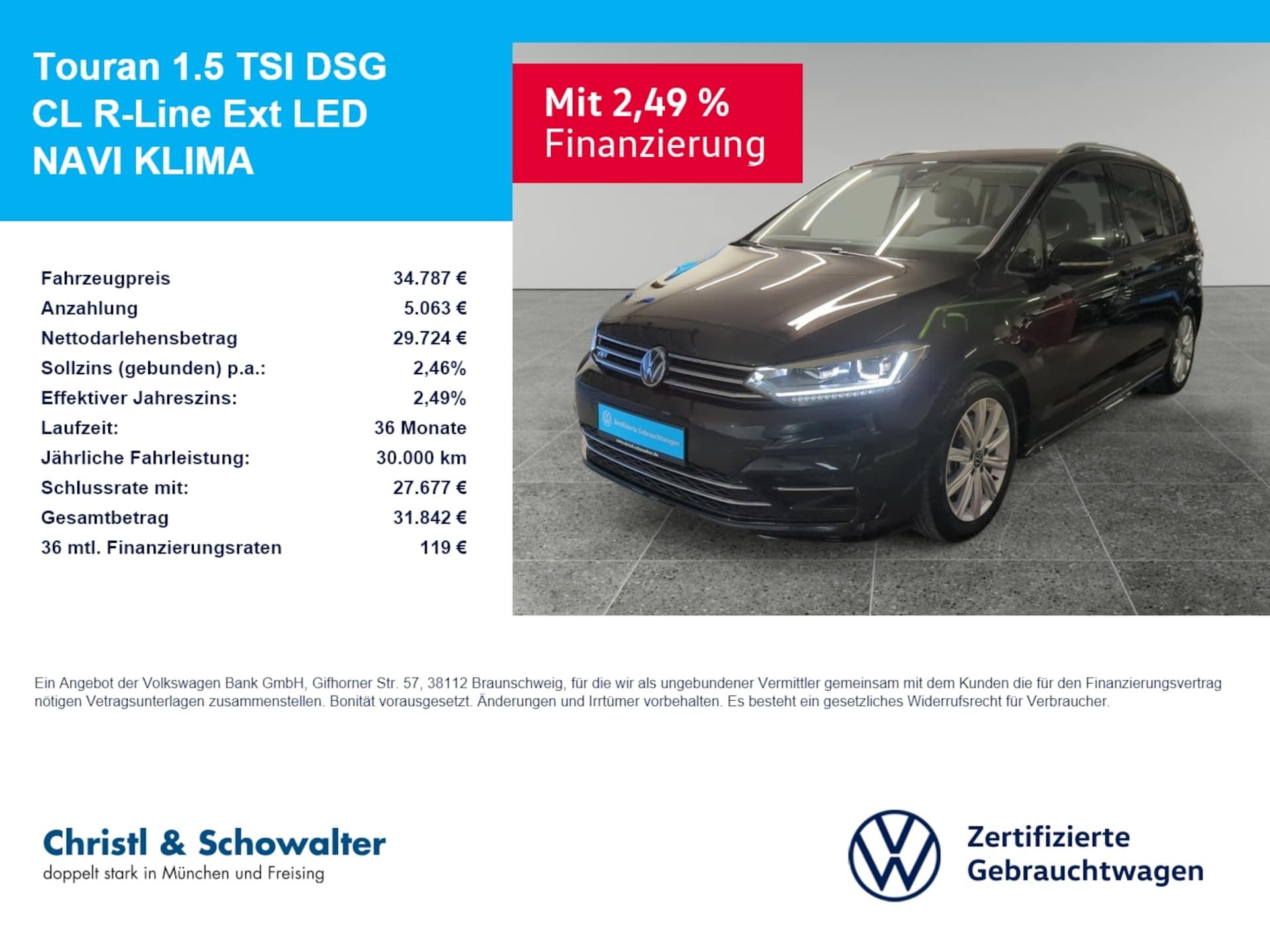 Volkswagen Touran Comfortline