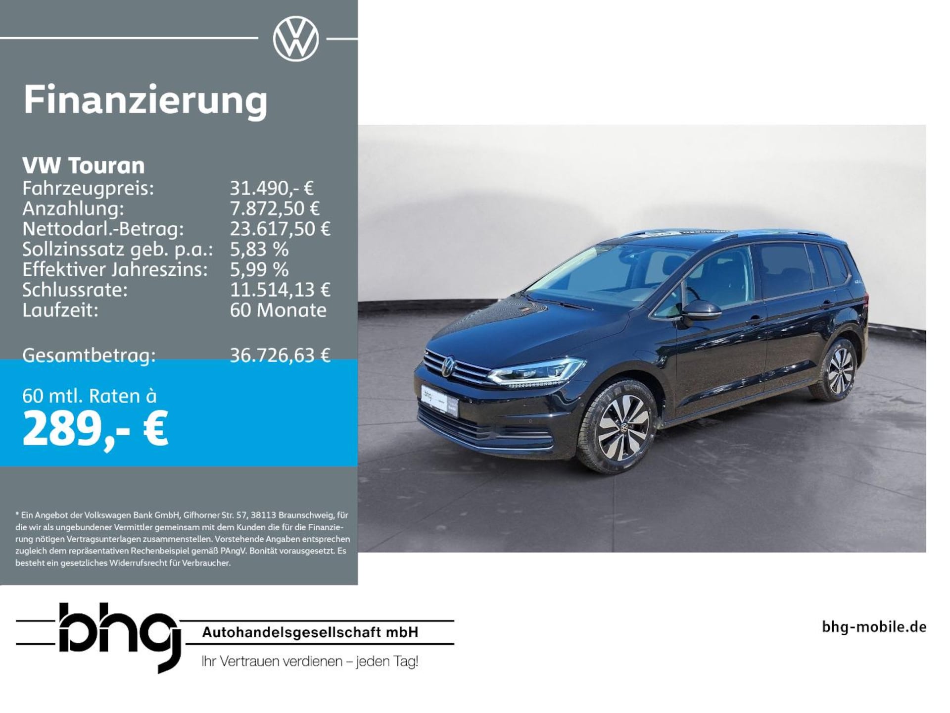 Volkswagen Touran Comfortline