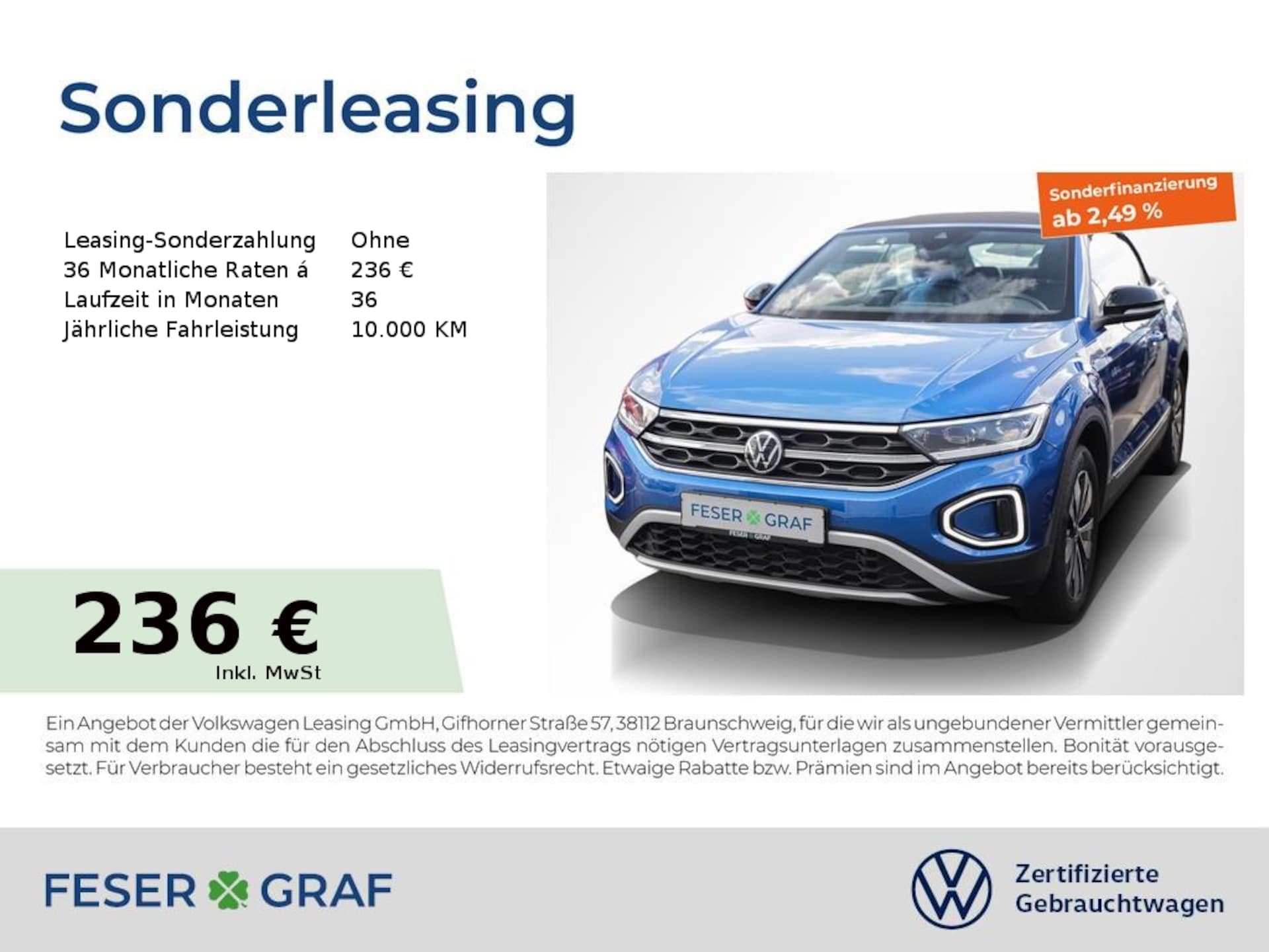 Volkswagen T-Roc Cabriolet Style