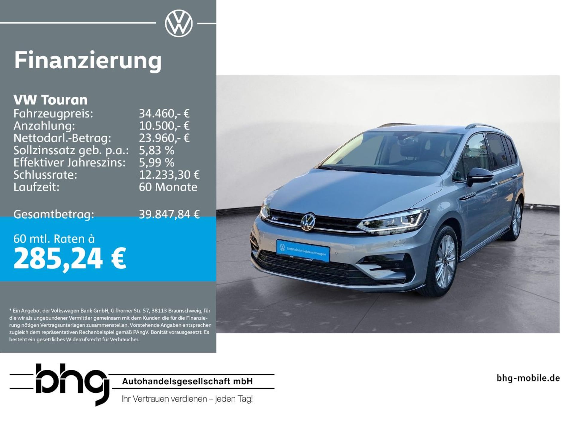 Volkswagen Touran Comfortline