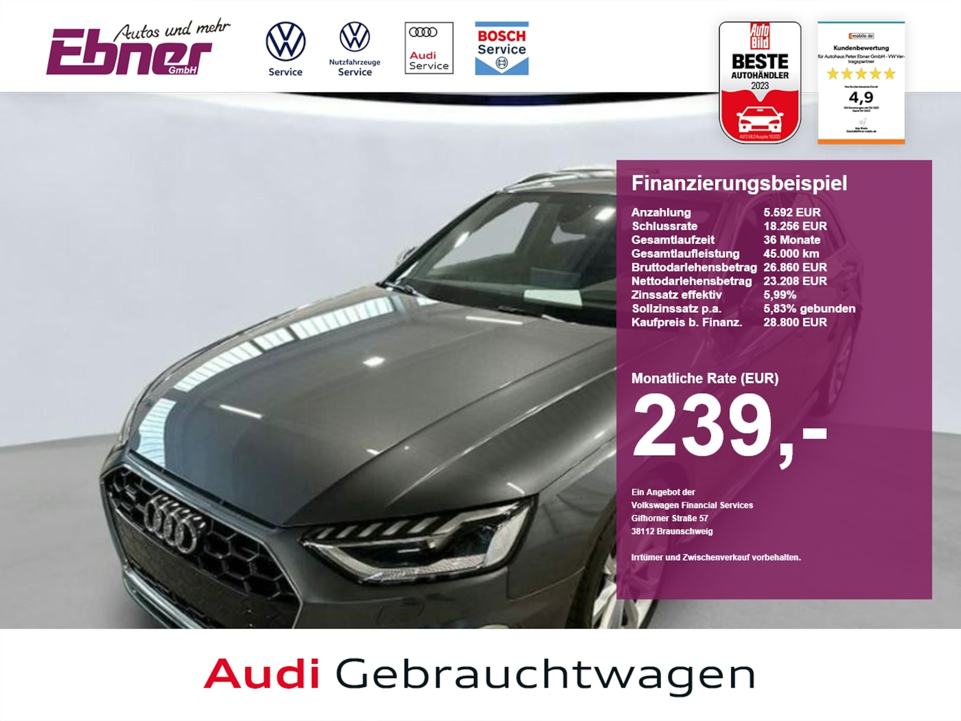Audi A4 Avant S line