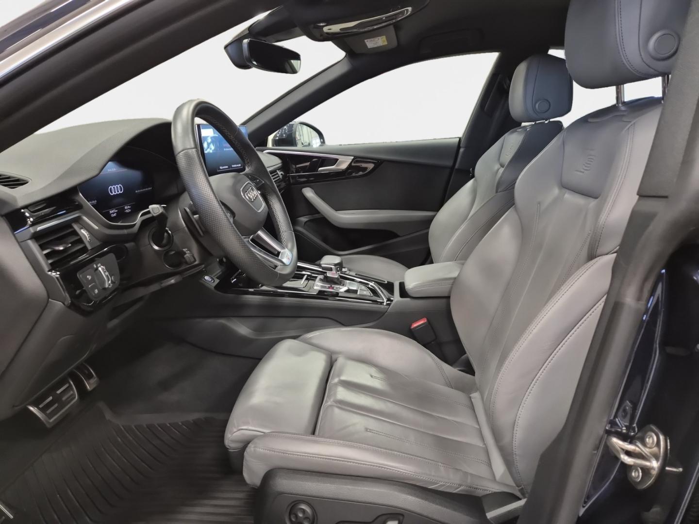 Bild som visar&nbsp;Audi A5 Sportback&nbsp;A5 Sportback 45 TFSI quattro S line 265 hk S tronic - för mer information kontakta din Audi Partner
