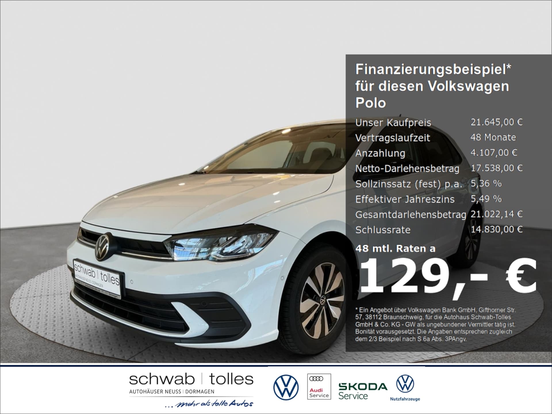 Volkswagen Polo 2025 — 1.0 TSI Goal ACC AppConnect Rückfahr SideAssist