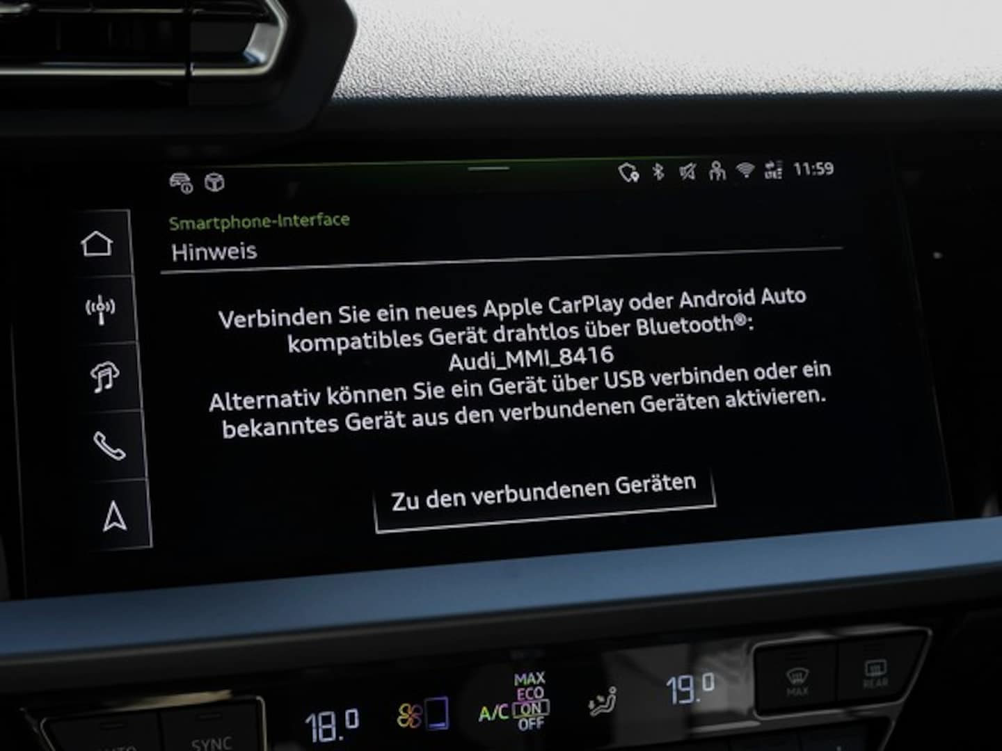Bild über Audi A3 Sportback S line 35 TFSI S tronic - für weitere Informationen kontaktieren Sie den Audi Partner