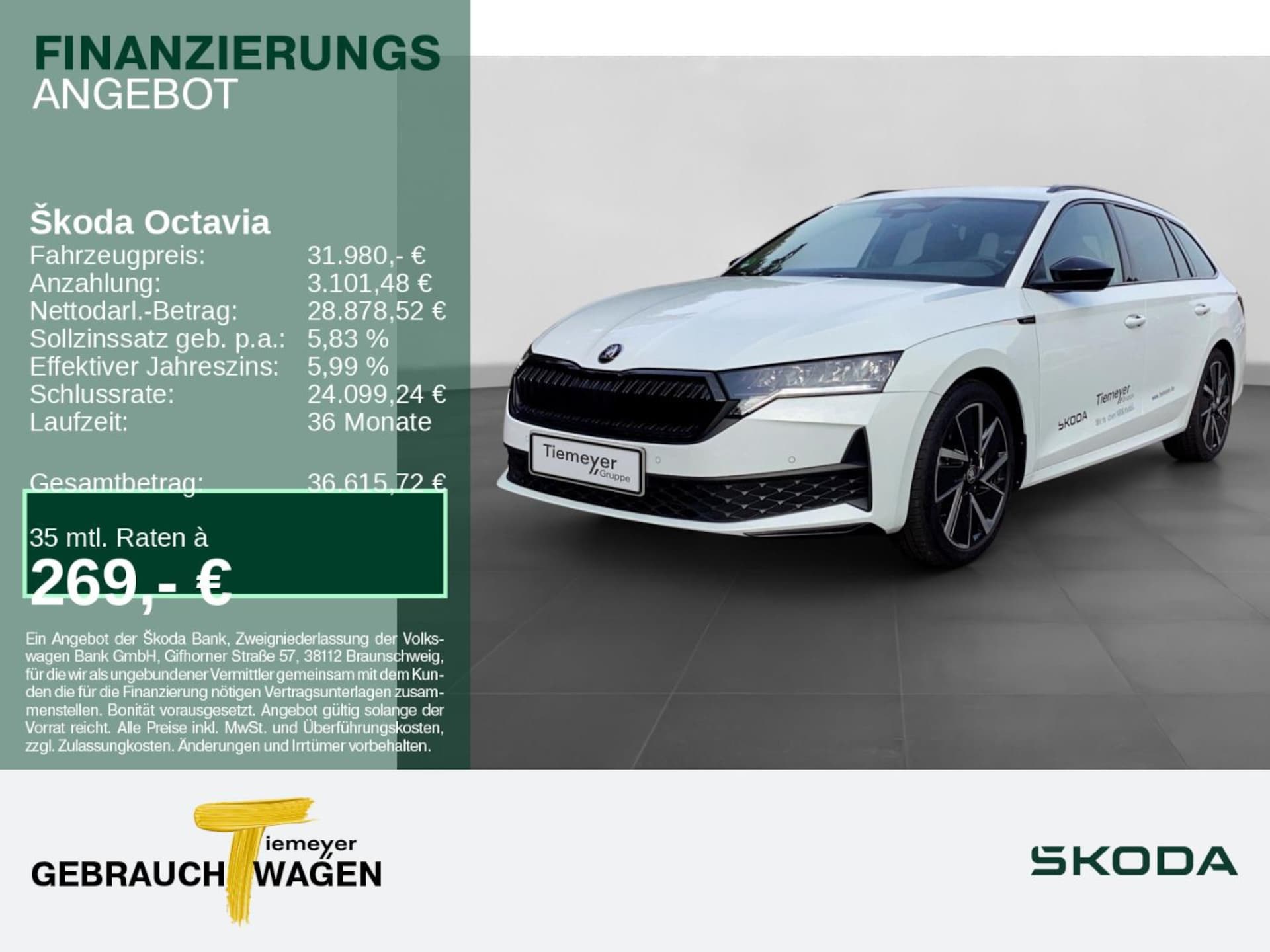 Skoda Octavia Combi — Skoda Octavia Combi Octavia Combi 1.5 TSI mHEV SPORTLINE LM18 LED SITZHZG
