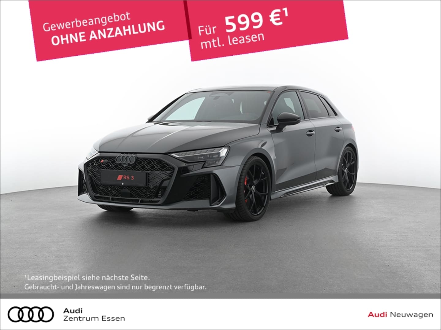 Bild über Audi RS 3 Sportback TFSI quattro 294 kW S tronic - für weitere Informationen kontaktieren Sie den Audi Partner