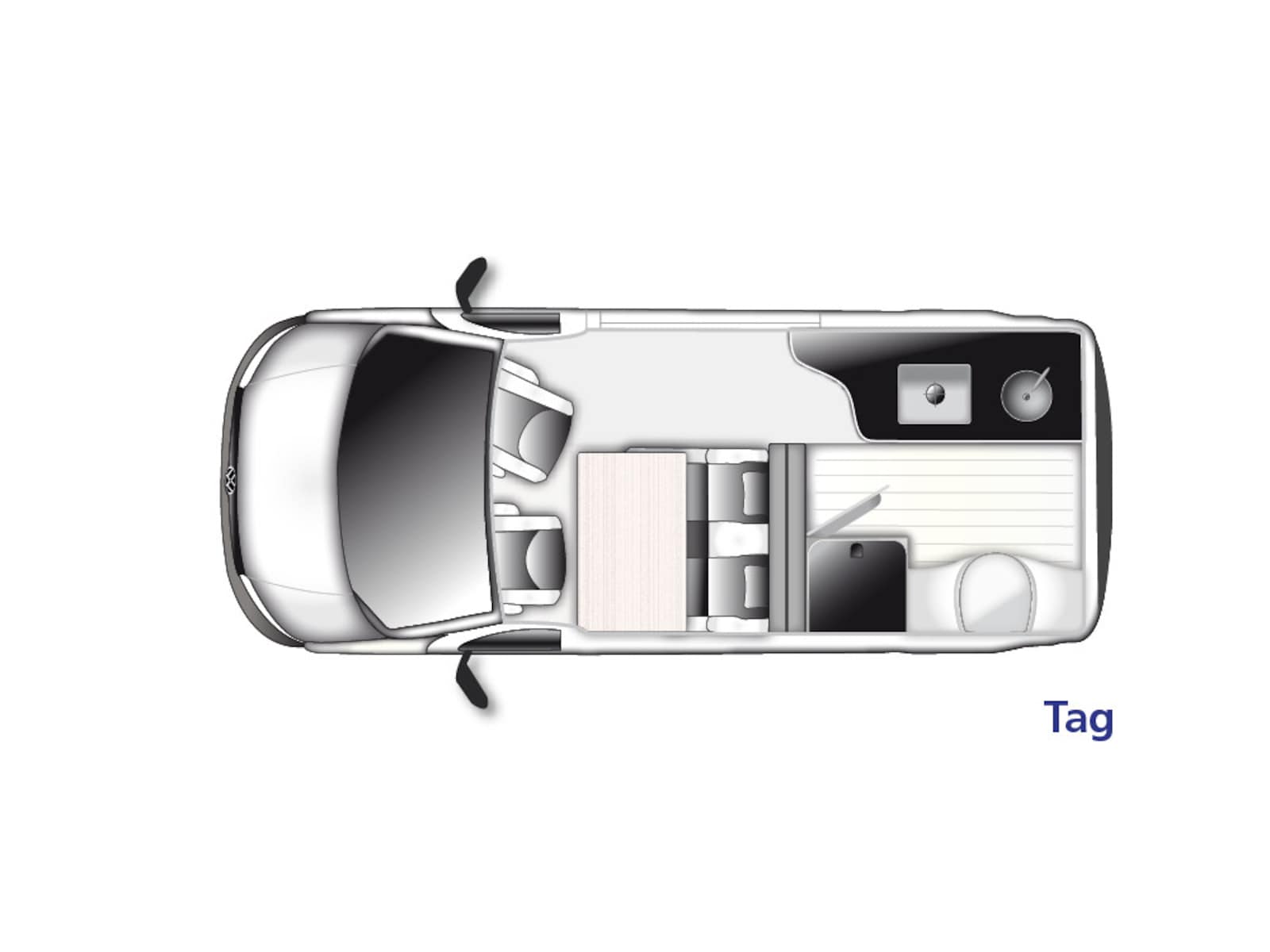 Volkswagen T6.1 Transporter Kasten kurzer Radstand – Bild 6