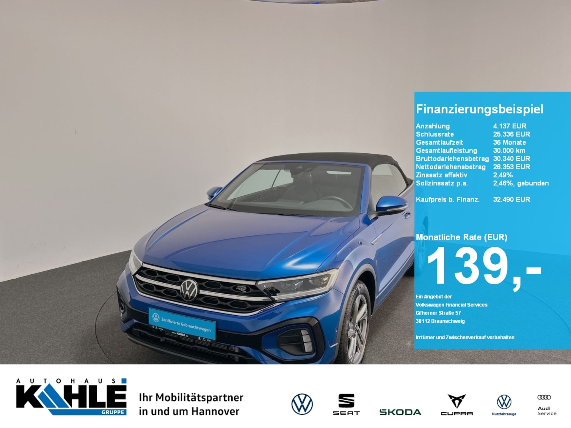Volkswagen T-Roc Cabriolet R-Line