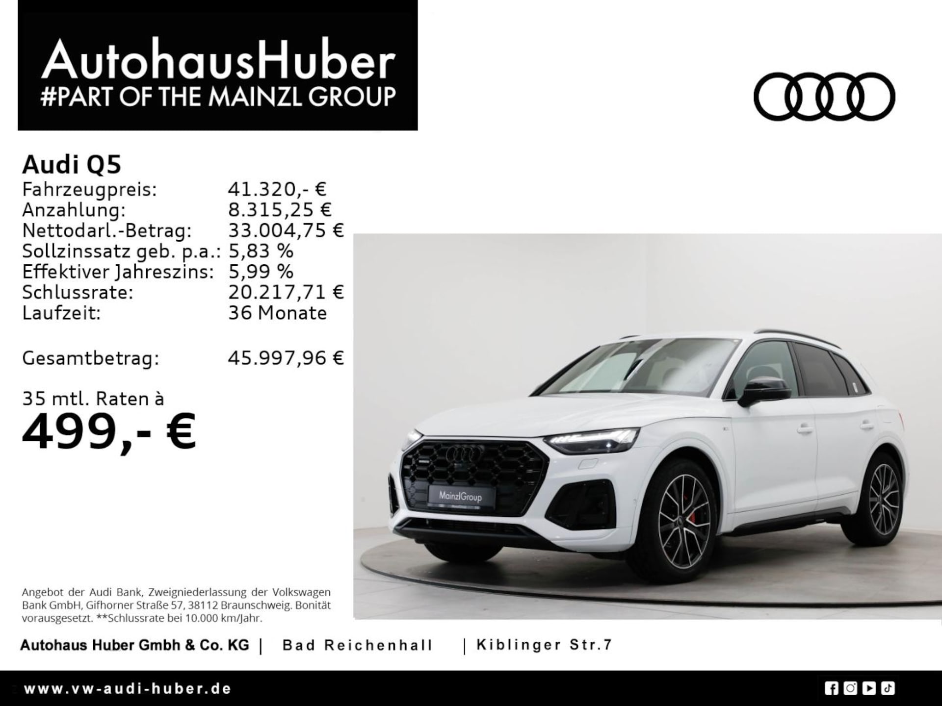 Audi Q5 TFSI e S line