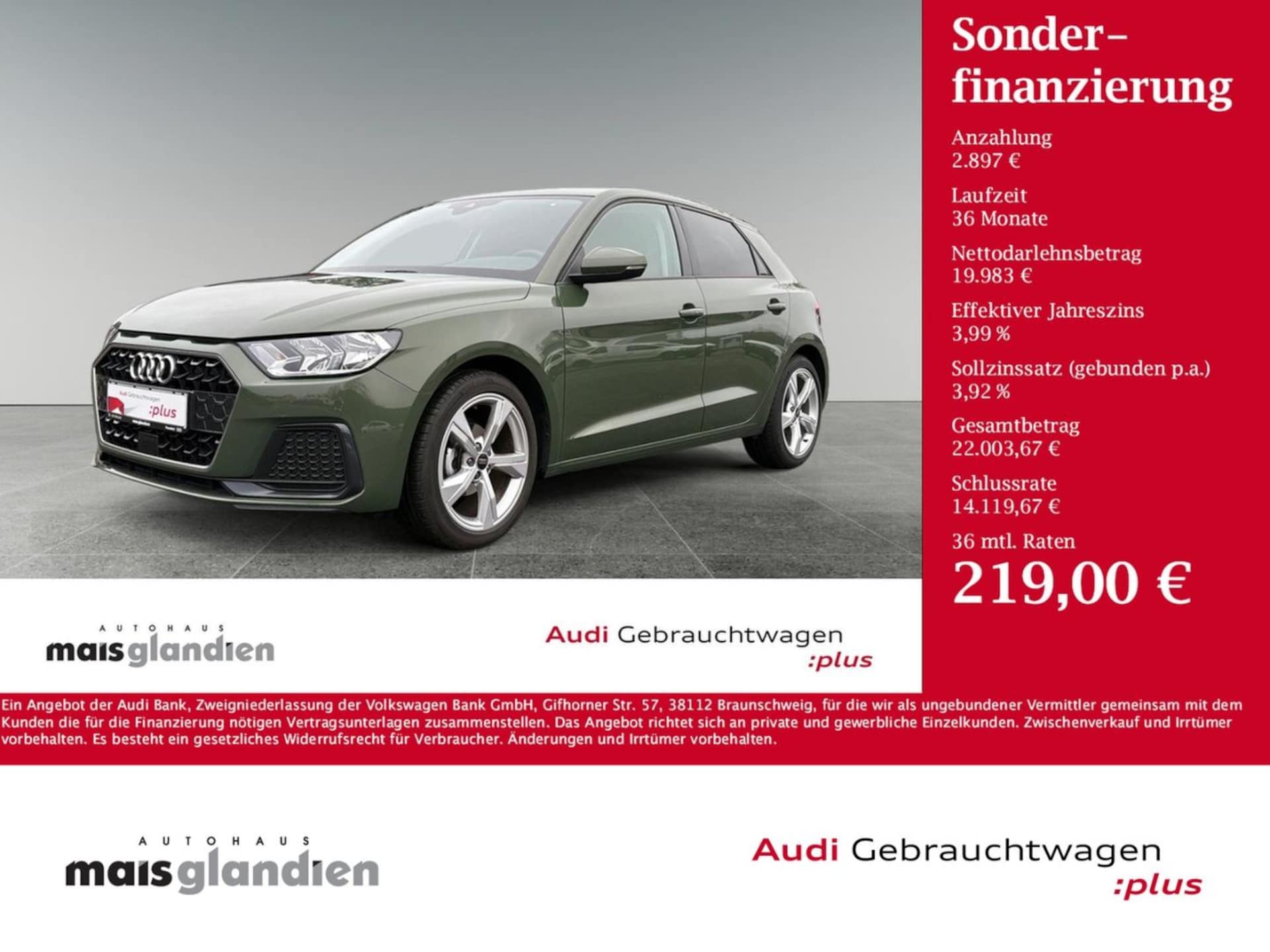 Audi A1 Sportback Advanced