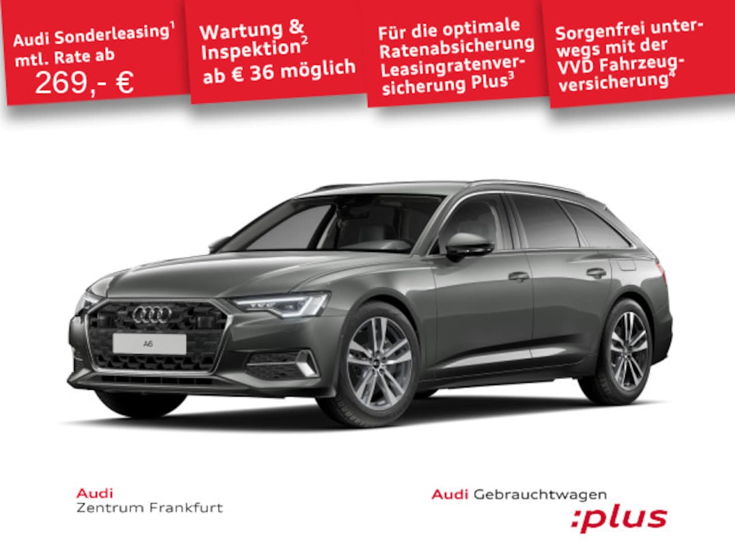 Bild über Audi A6 Avant TFSI e advanced 50 TFSI e quattro S tronic - für weitere Informationen kontaktieren Sie den Audi Partner