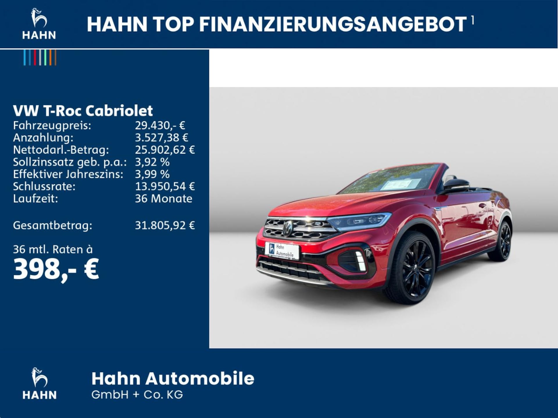 Volkswagen T-Roc Cabriolet R-Line