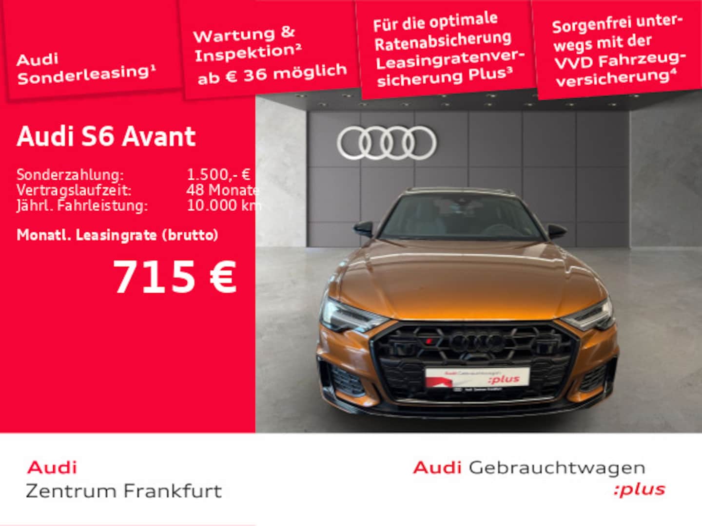 Bild über Audi S6 Avant TDI quattro tiptronic - für weitere Informationen kontaktieren Sie den Audi Partner