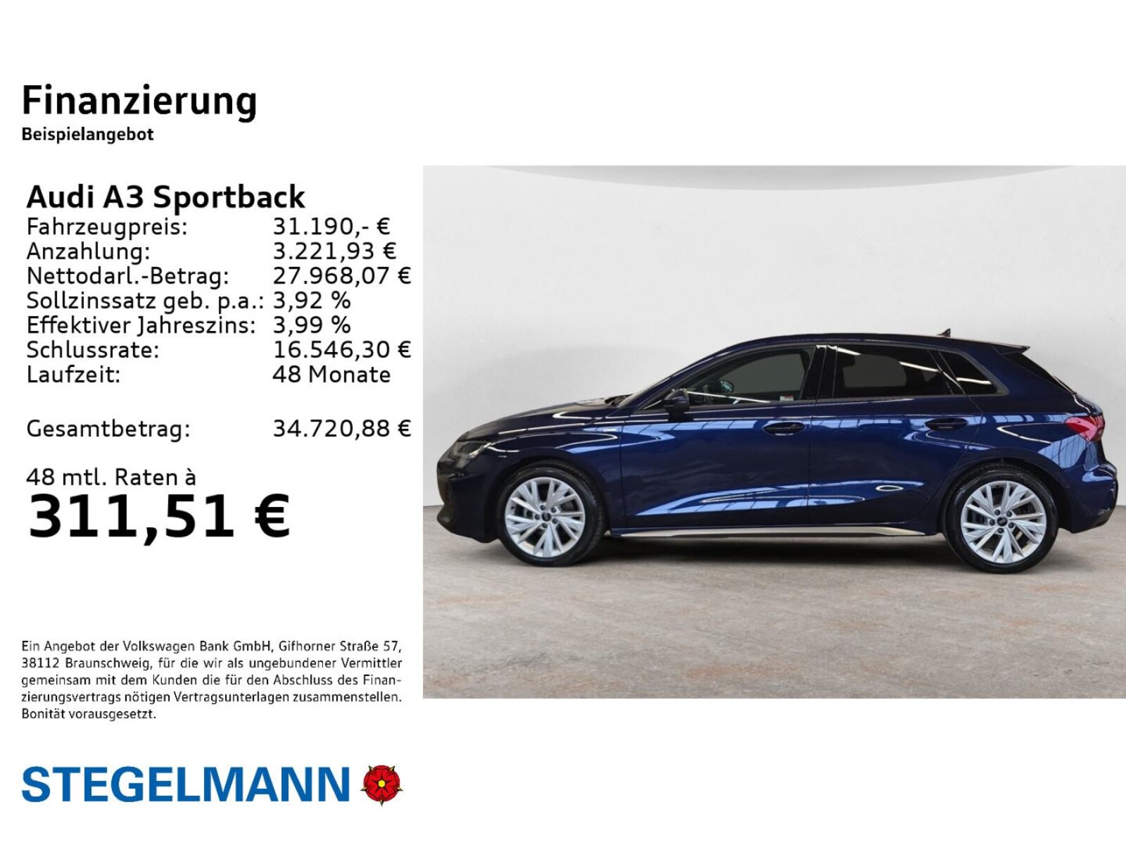 Audi A3 Sportback – Bild 3