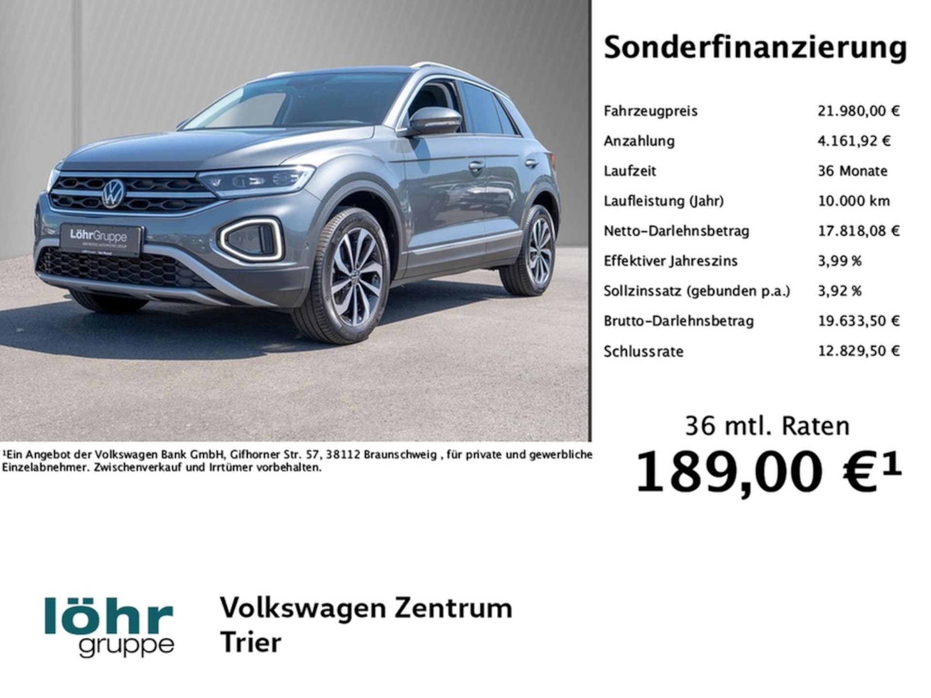 Volkswagen T-Roc 2023 — T-Roc 1.0 TSI Style Rear-View, Beats Audio