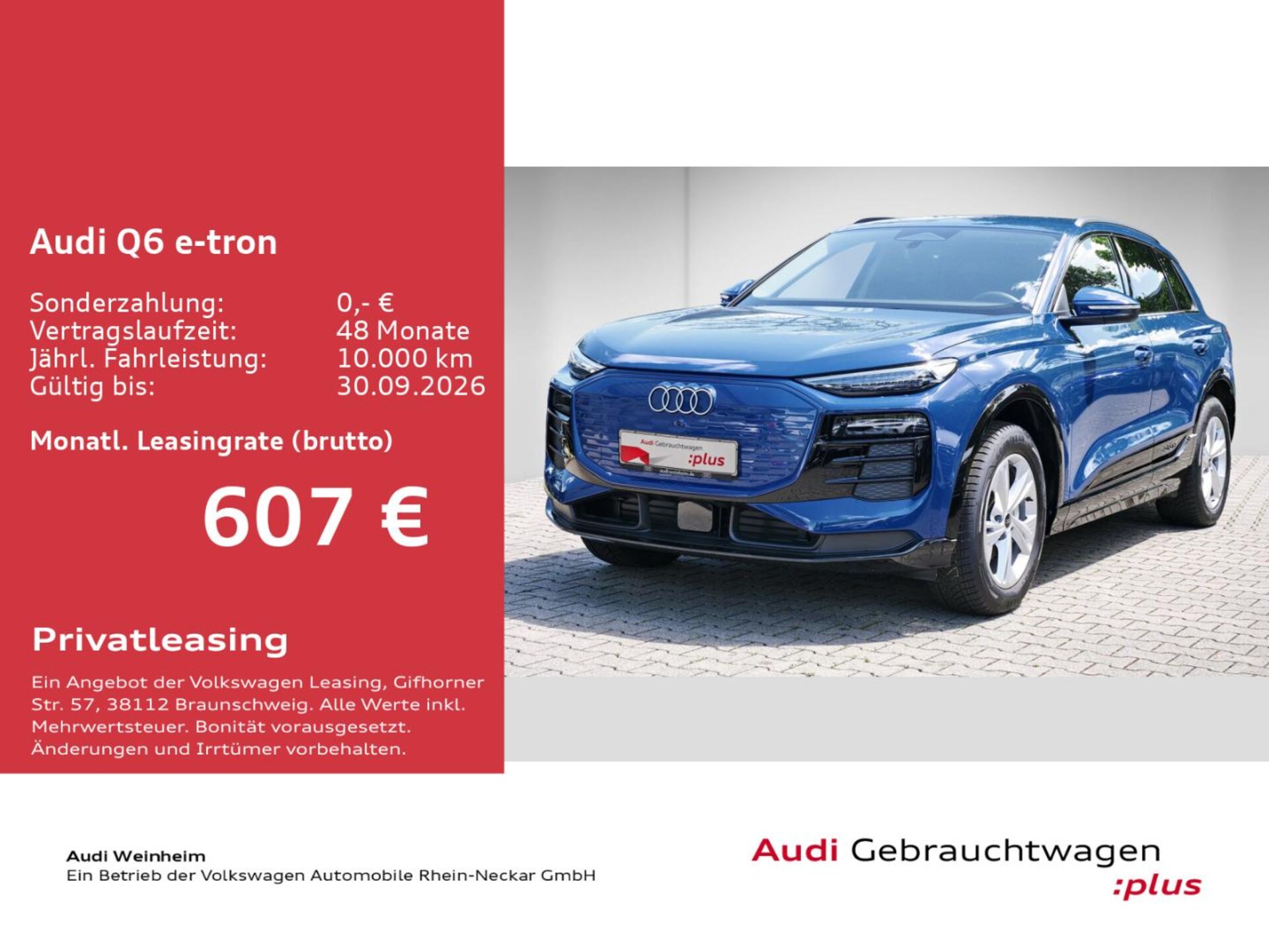 Audi Q6 SUV e-tron
