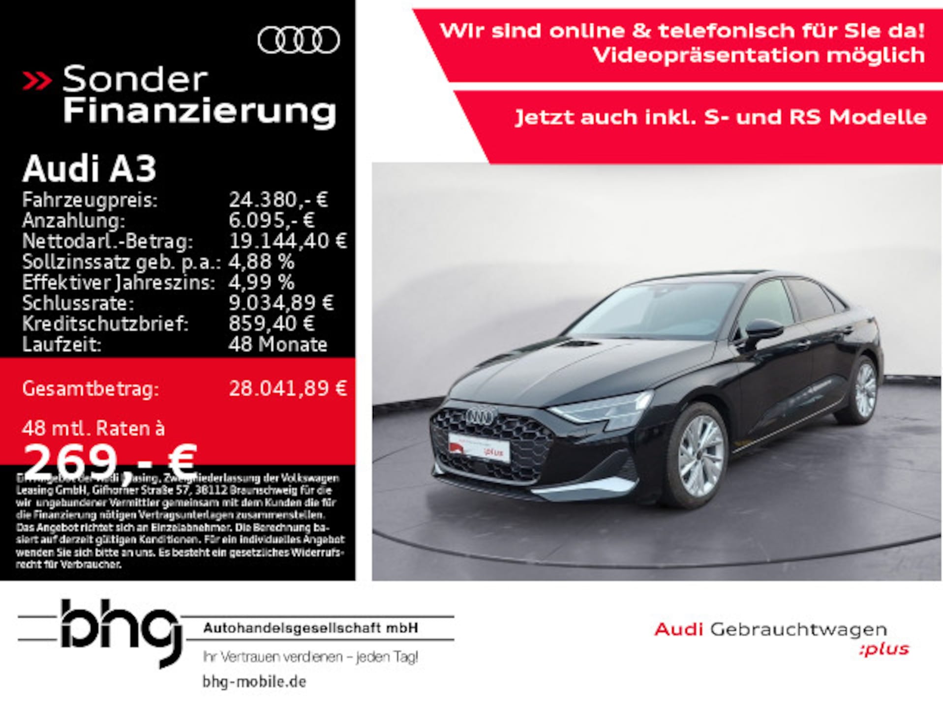 Audi A3 Limousine advanced