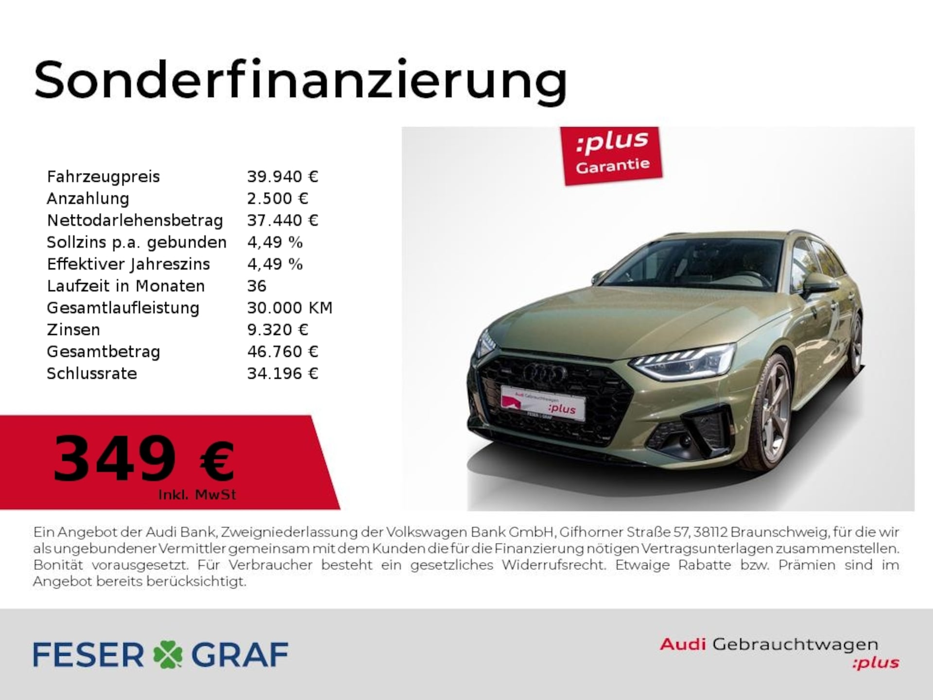 Audi A4 Avant S line