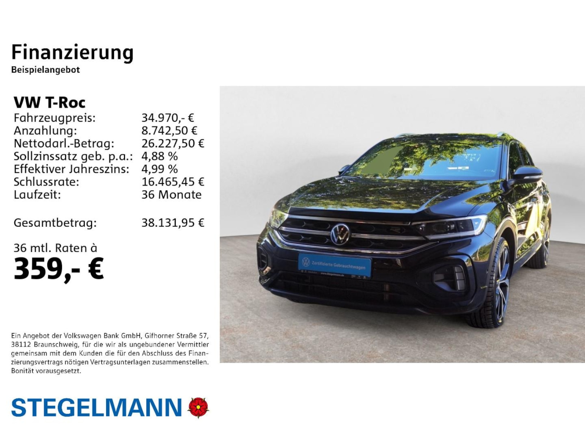Volkswagen T-Roc R-Line