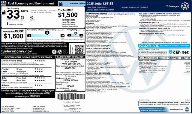 2025 Volkswagen Jetta