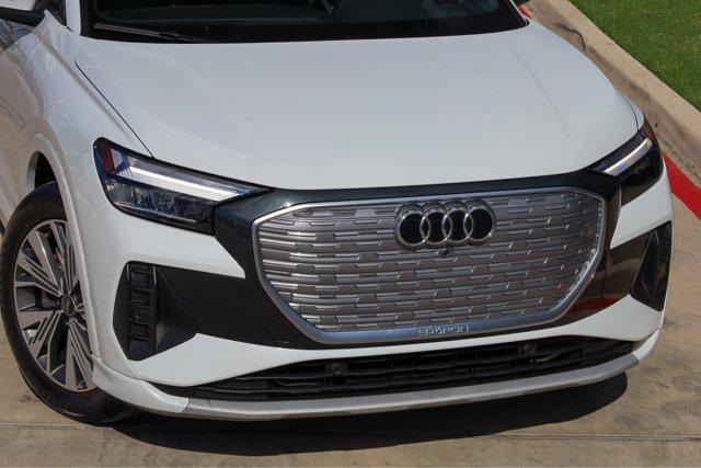 Certified 2023 Audi Q4 e-tron Premium Plus with VIN WA1BCBFZ8PP017058 for sale in Selma, TX