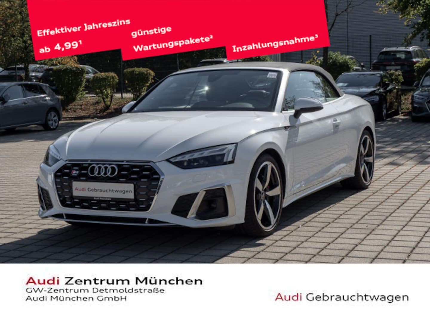 Bild über Audi S5 Cabriolet TFSI quattro tiptronic - für weitere Informationen kontaktieren Sie den Audi Partner