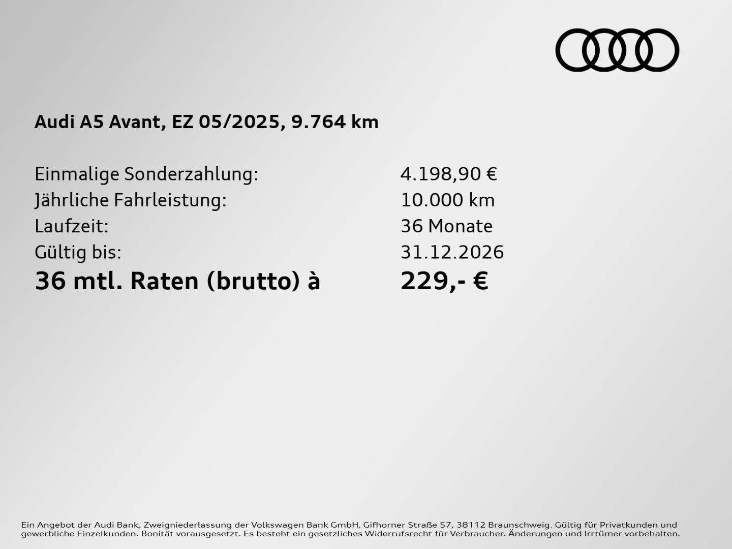Bild über Audi A5 Avant TDI quattro 150 kW S tronic - für weitere Informationen kontaktieren Sie den Audi Partner