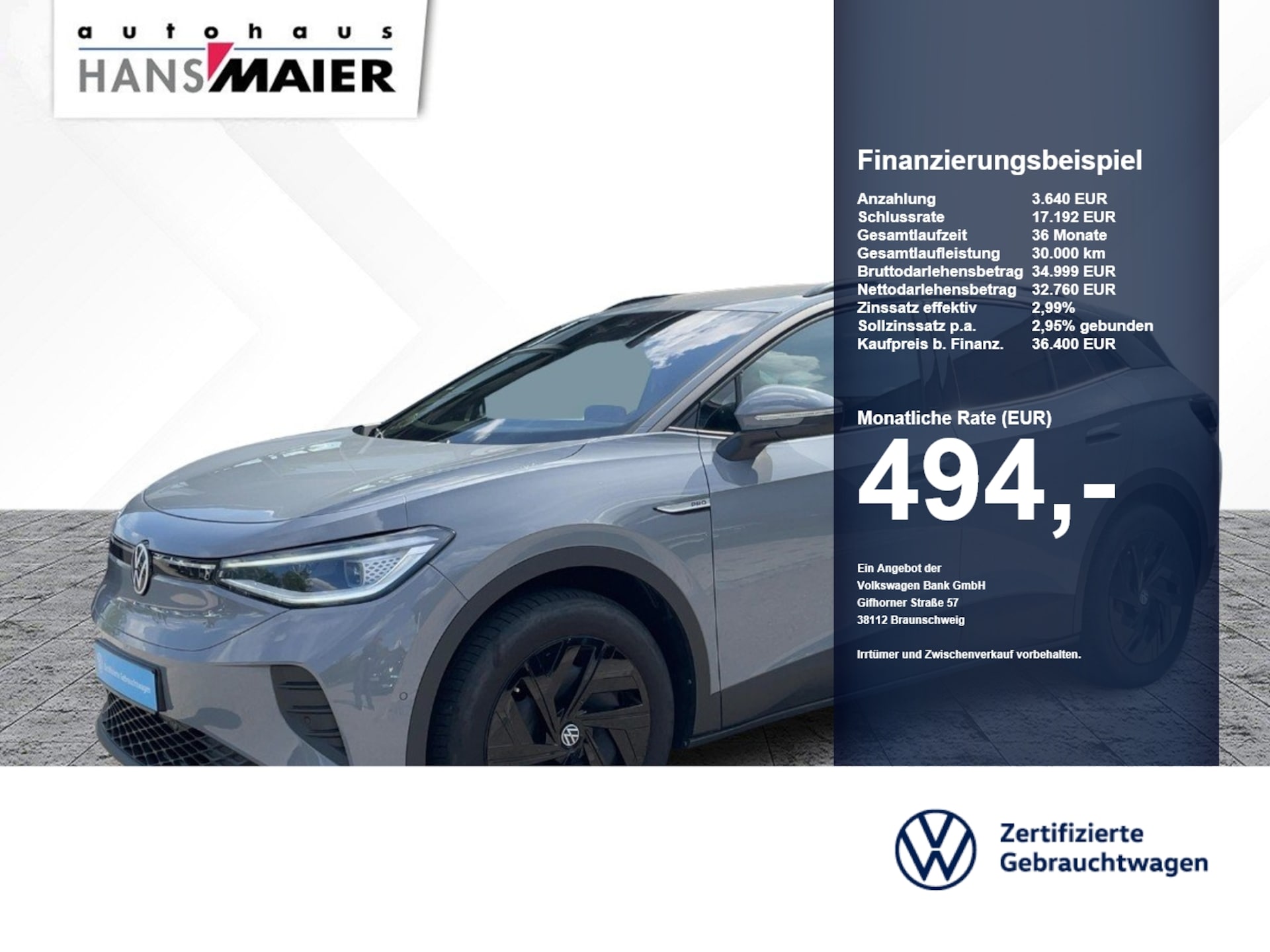 Volkswagen ID.4 Pro Performance