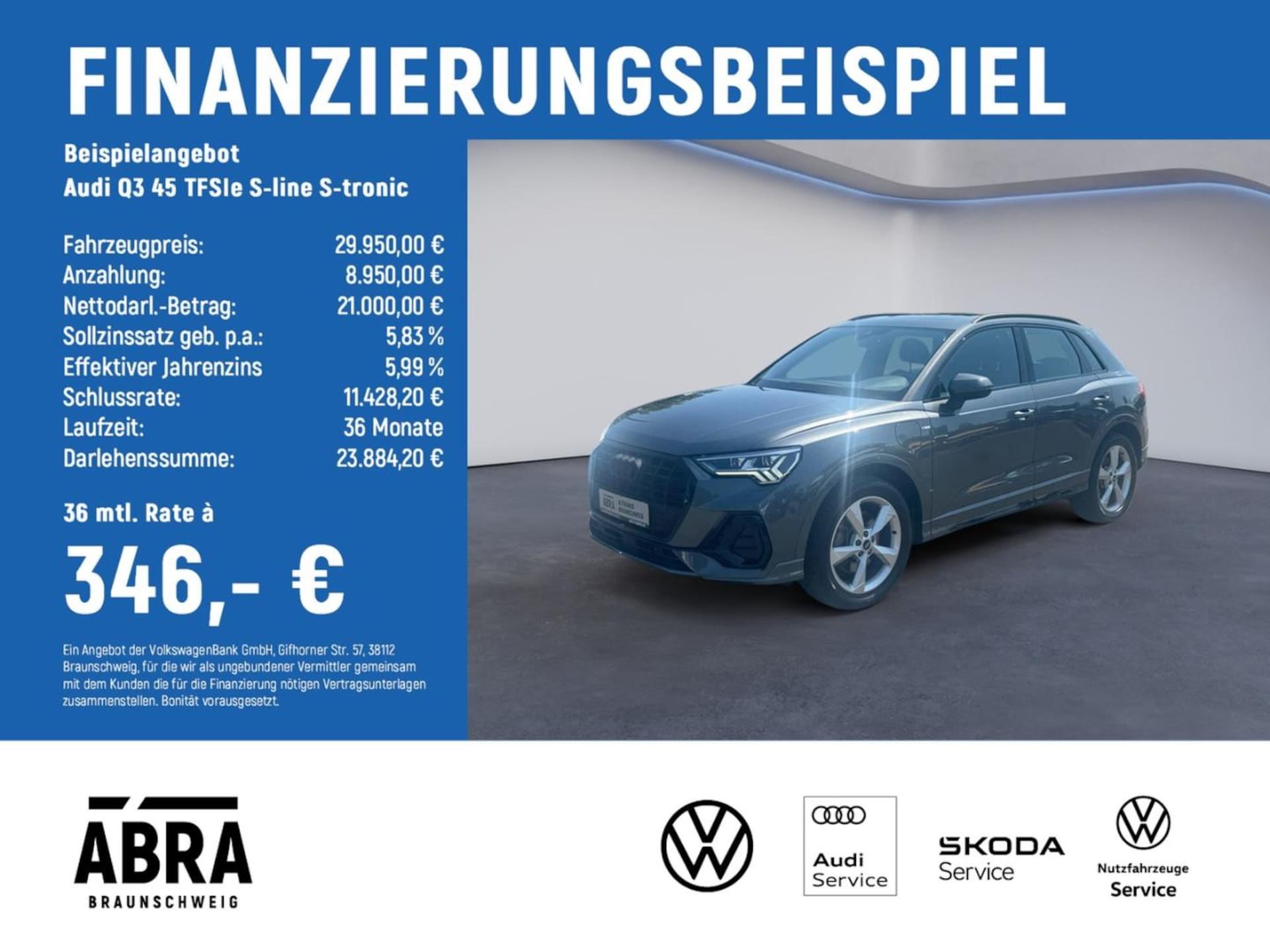 Audi Q3 TFSI e S line