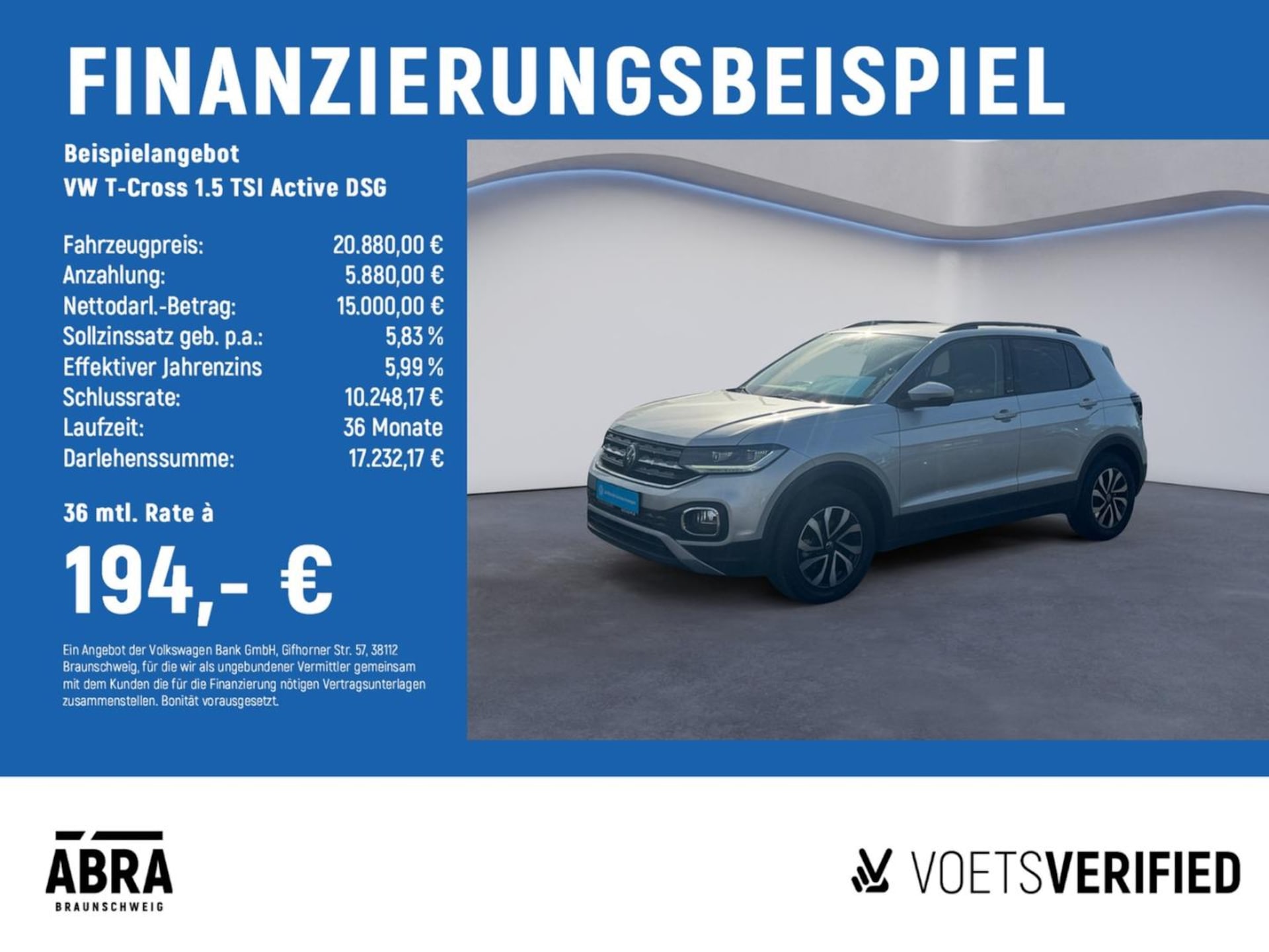 Volkswagen T-Cross ACTIVE