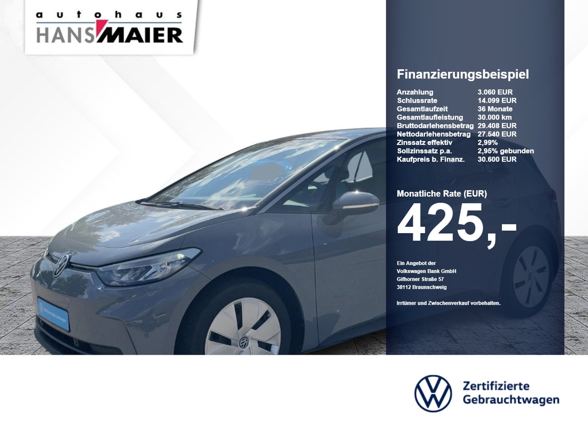 Volkswagen ID.3 Pro